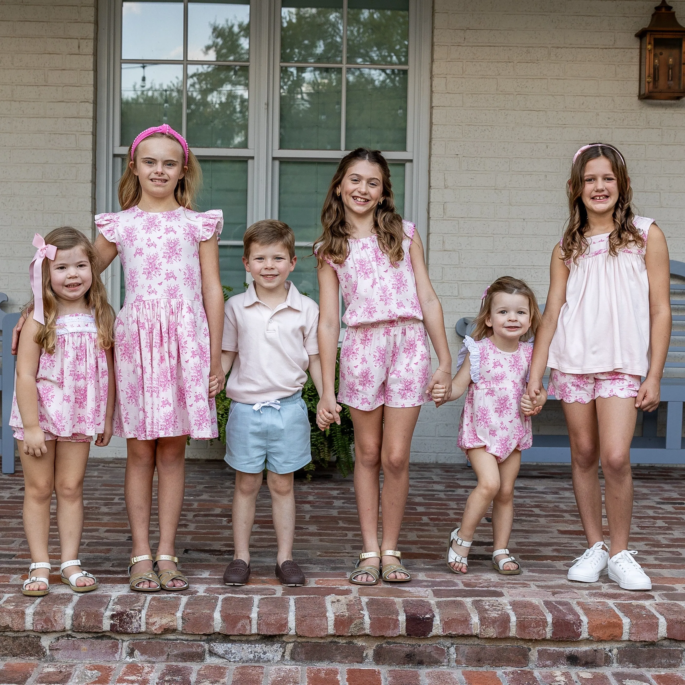 Alicen Girls Bubble - Pink Vintage Floral