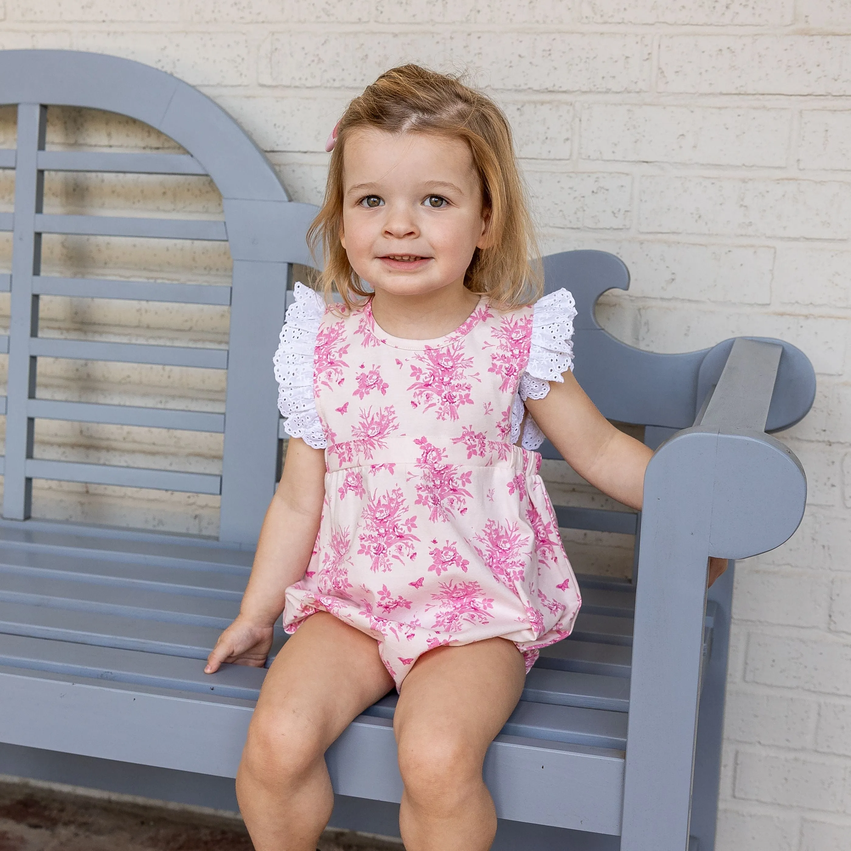 Alicen Girls Bubble - Pink Vintage Floral