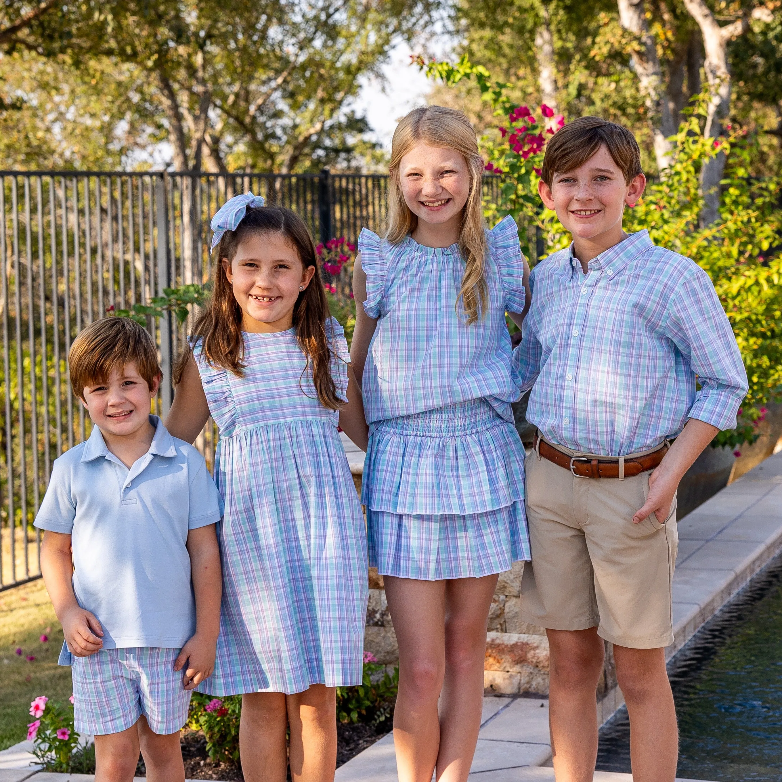 Andy Boys Shorts - Ponte Vedra Plaid