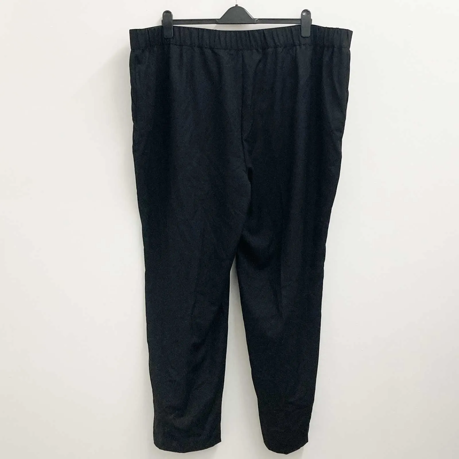 Avenue Black Straight Leg Trousers UK 28 Tall