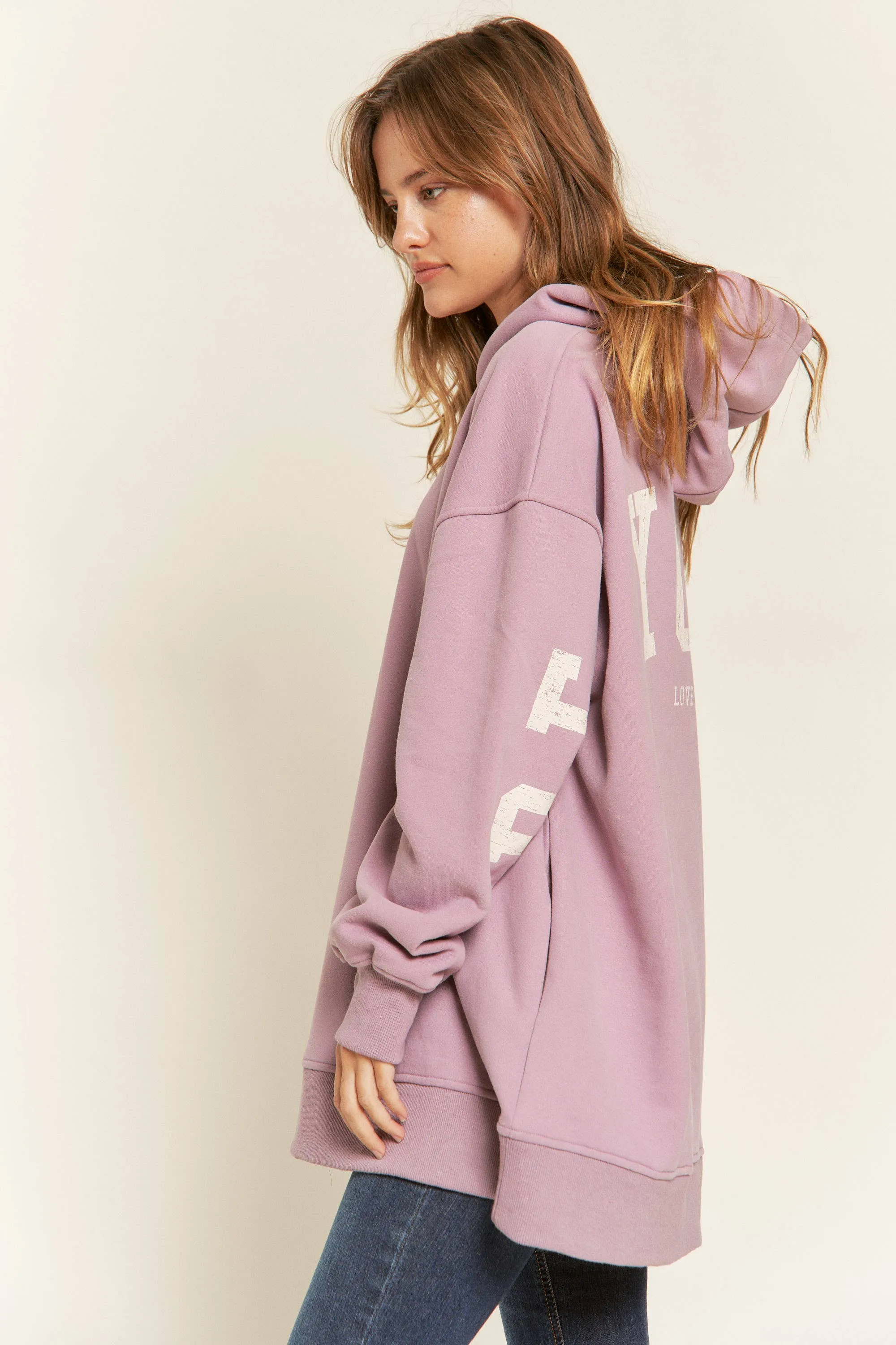 Be Yourself Hoodie Oversized Sweatshirt