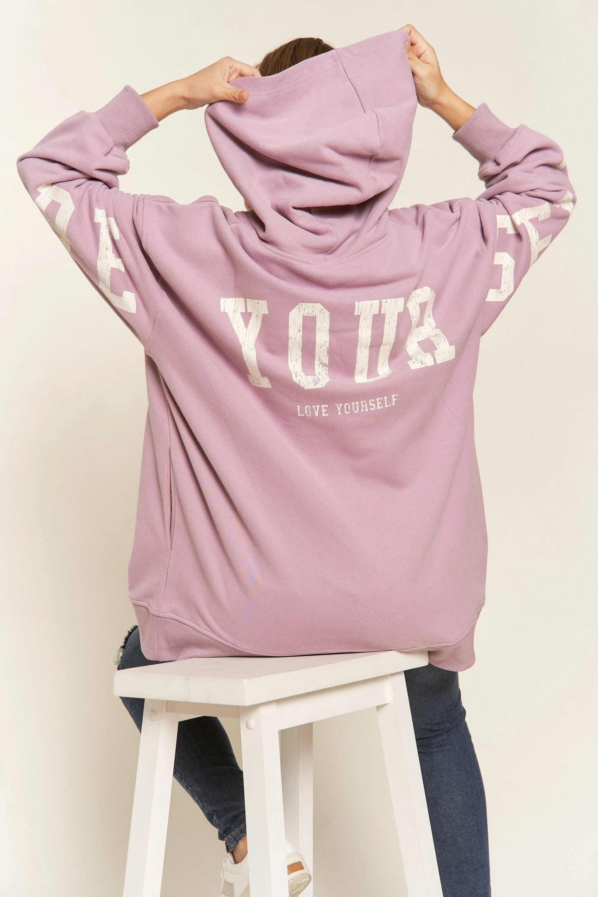 Be Yourself Hoodie Oversized Sweatshirt