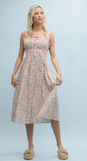Beautiful Floral Mid Dress