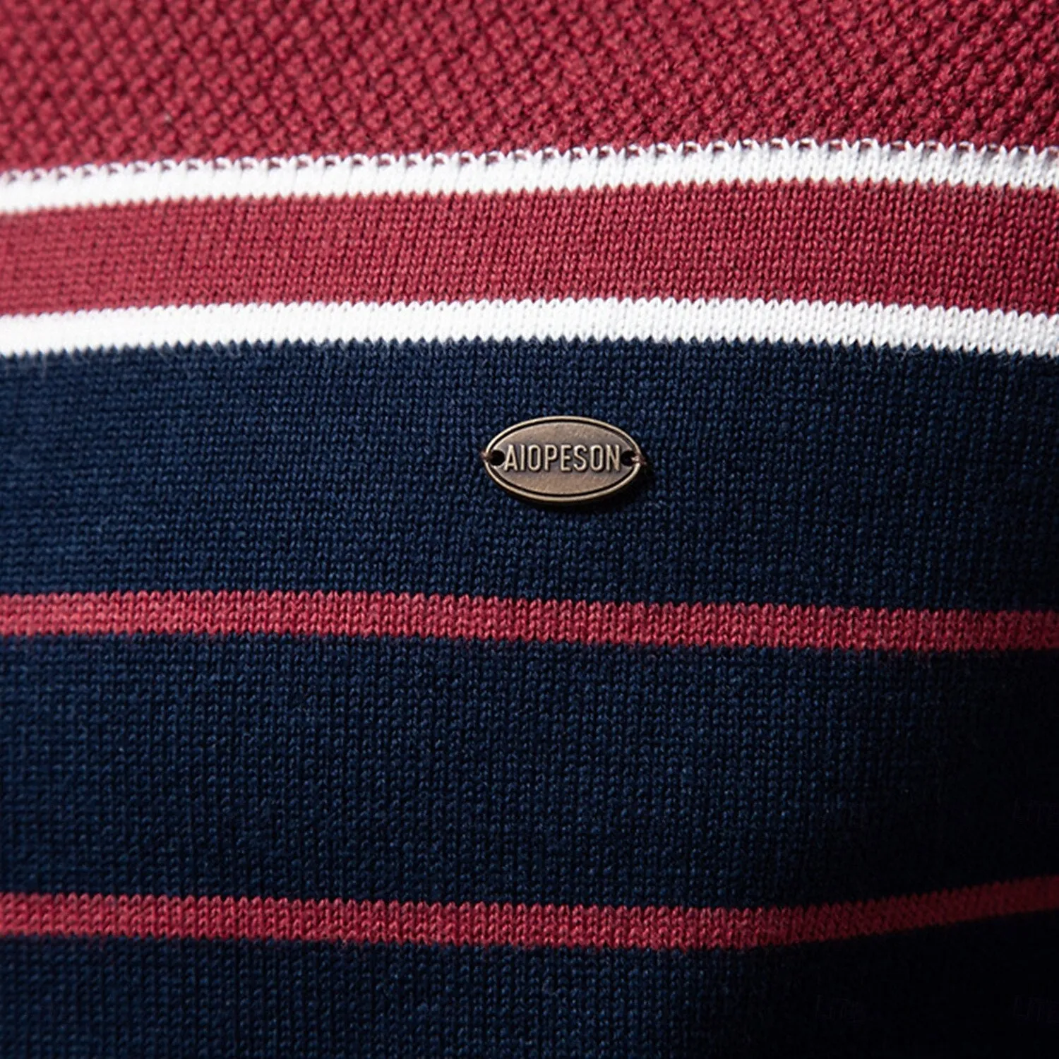 Block Striped Knitwear Pullover Sweater