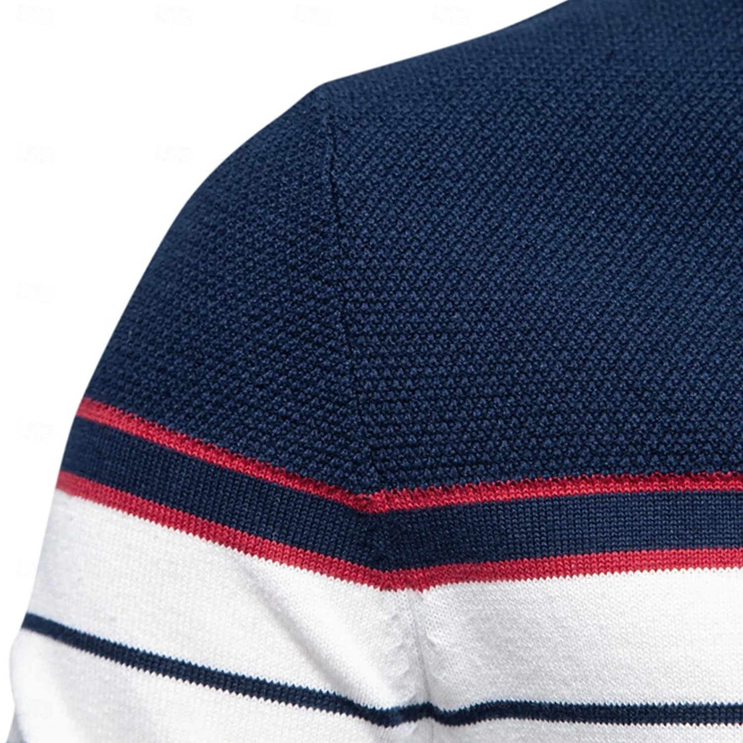 Block Striped Knitwear Pullover Sweater