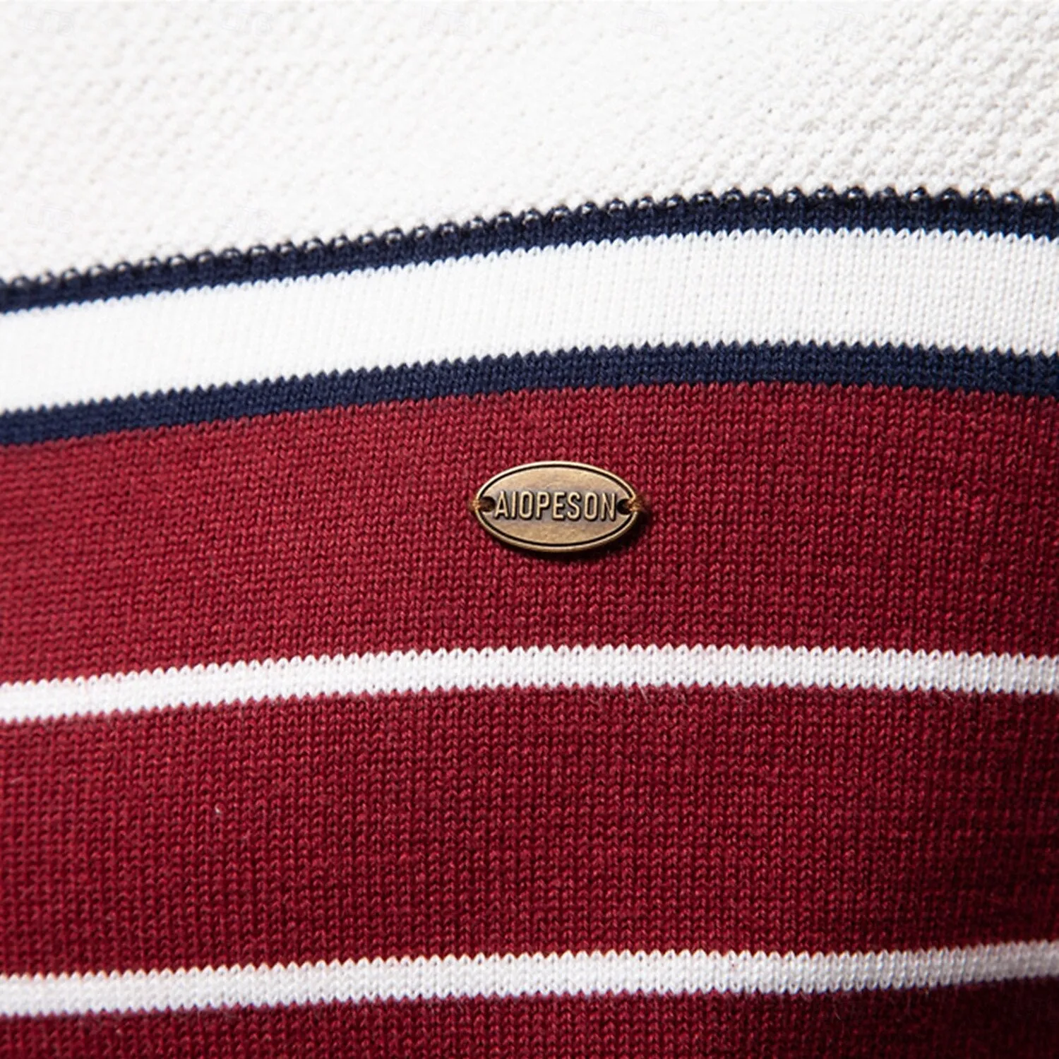 Block Striped Knitwear Pullover Sweater