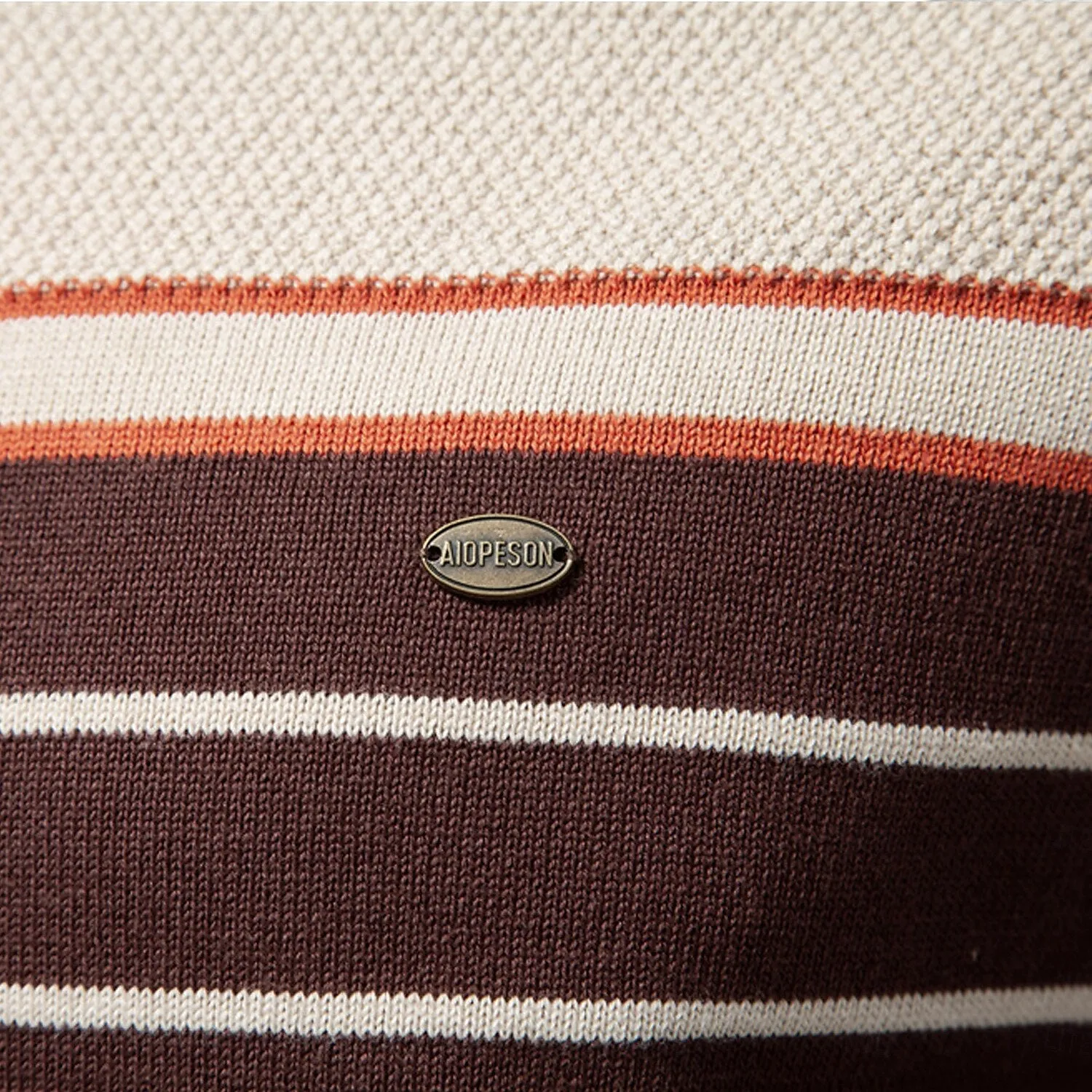 Block Striped Knitwear Pullover Sweater