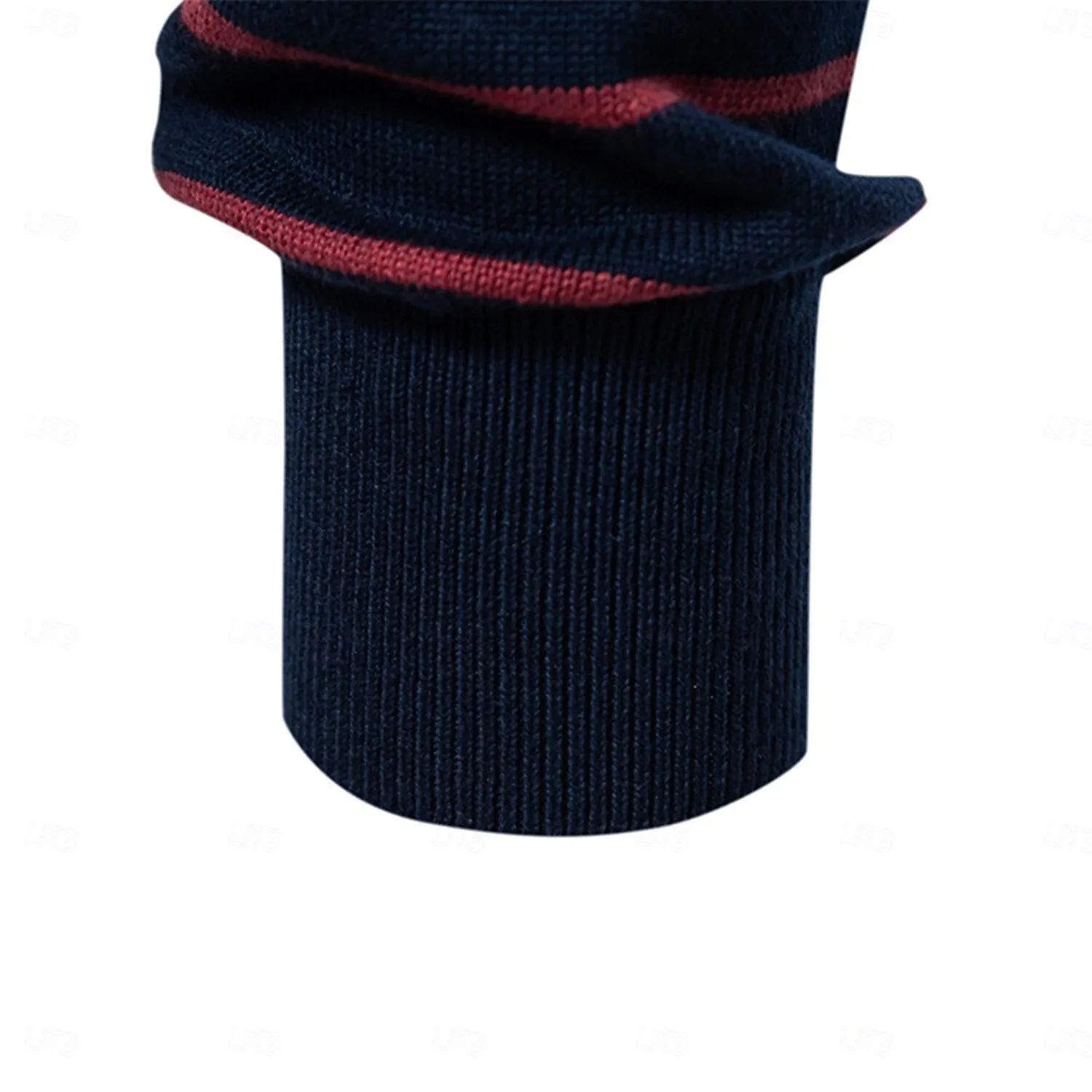 Block Striped Knitwear Pullover Sweater