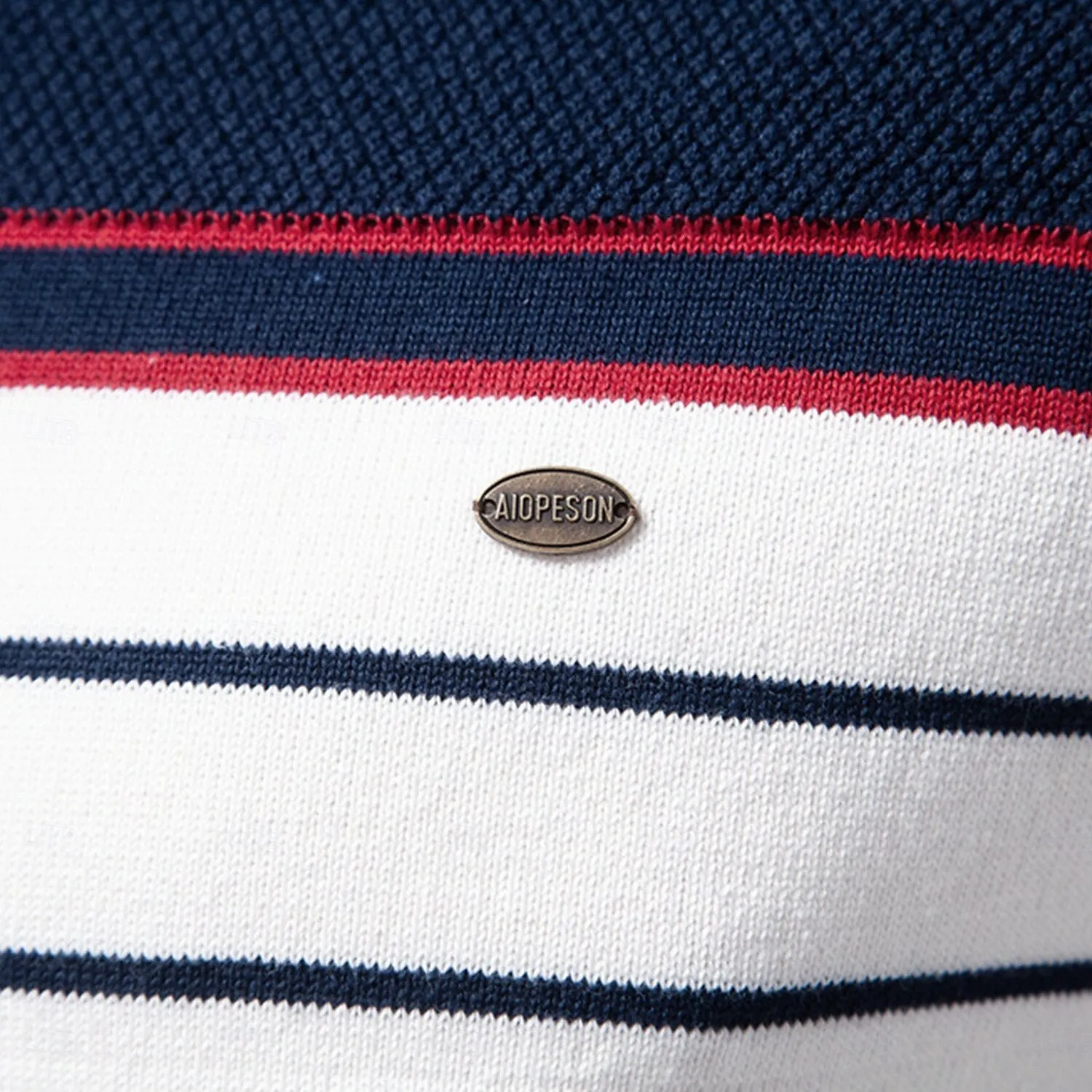 Block Striped Knitwear Pullover Sweater