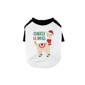 Christ Llamas BKWT Pets Baseball Shirt