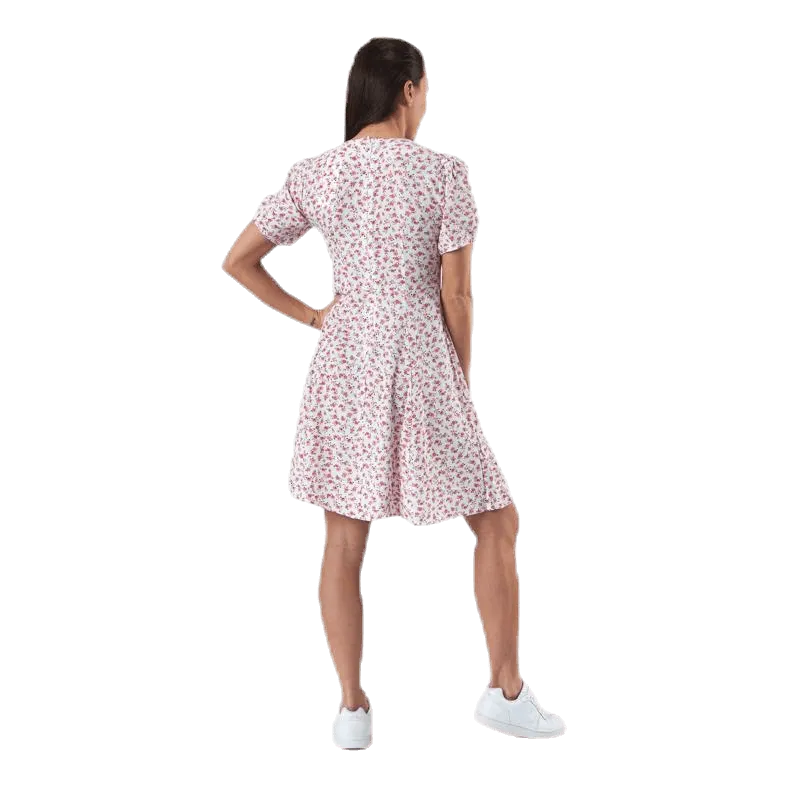 Davie Ss Short Dress Wvn White
