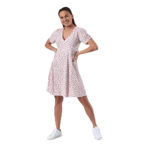 Davie Ss Short Dress Wvn White