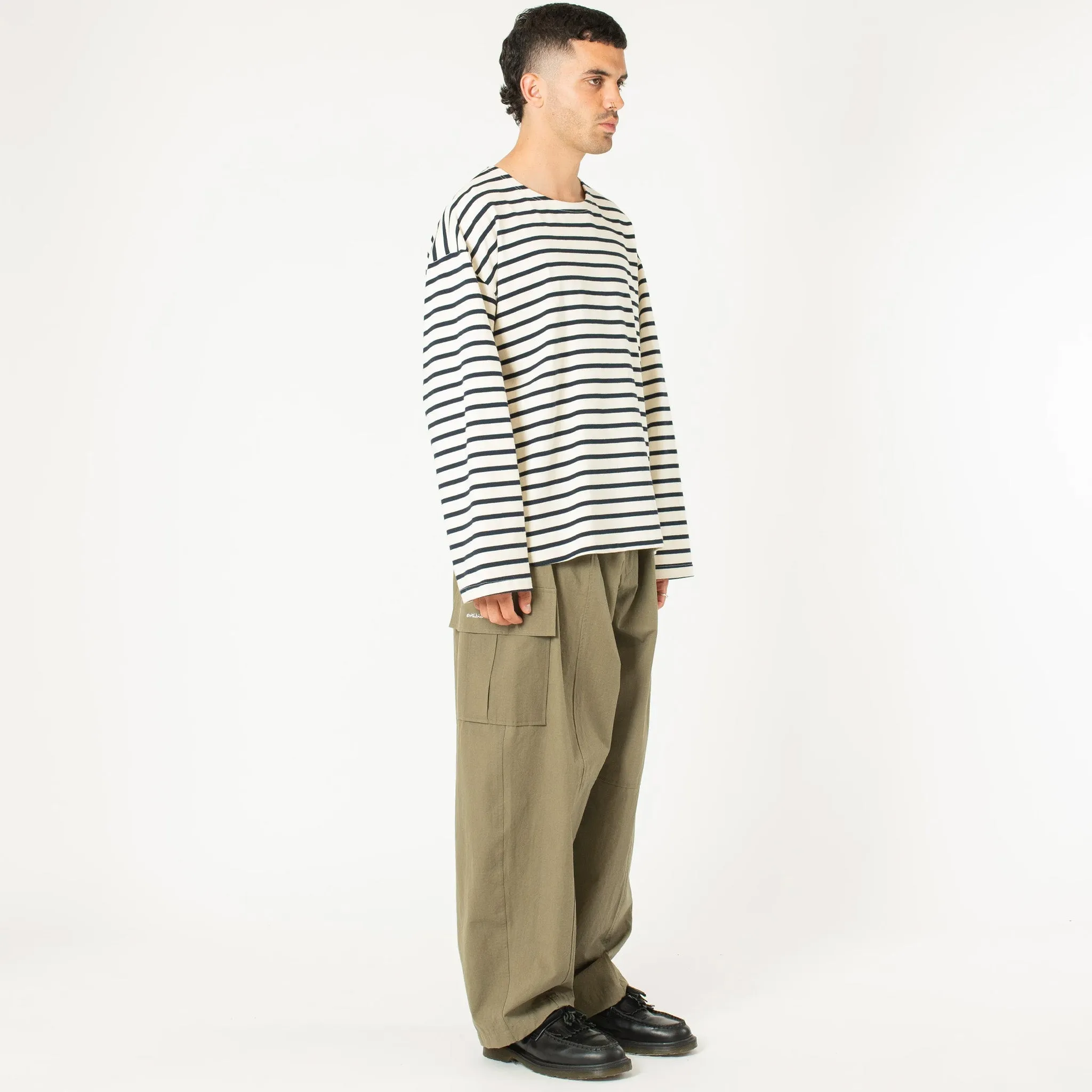 Estudio Niksen Longsleeve Stripe Top (Navy)