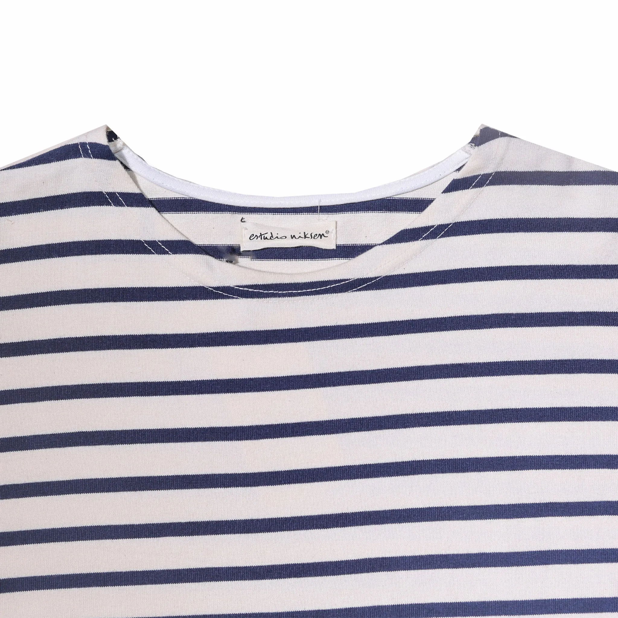 Estudio Niksen Longsleeve Stripe Top (Navy)