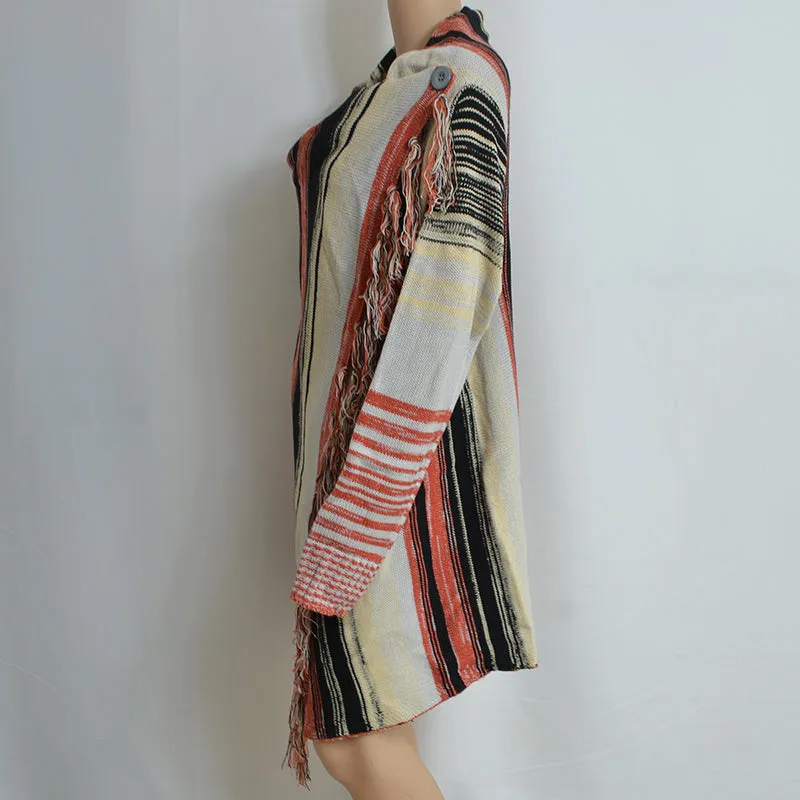 Fringe Vintage Sweater Cardigan