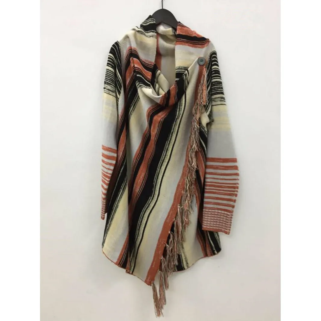 Fringe Vintage Sweater Cardigan