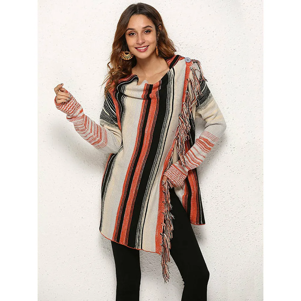 Fringe Vintage Sweater Cardigan