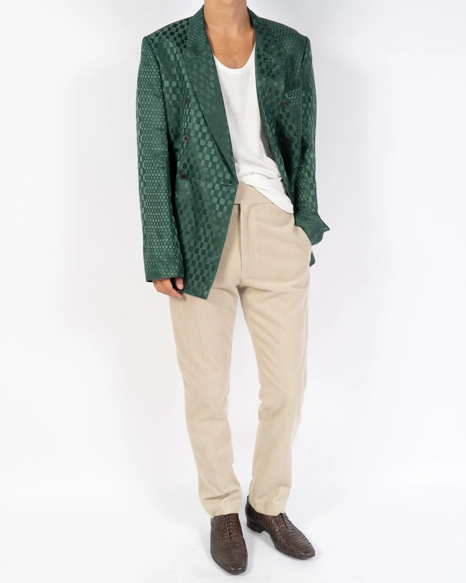 FW19 High-Waist Sand Cord Trousers Sample