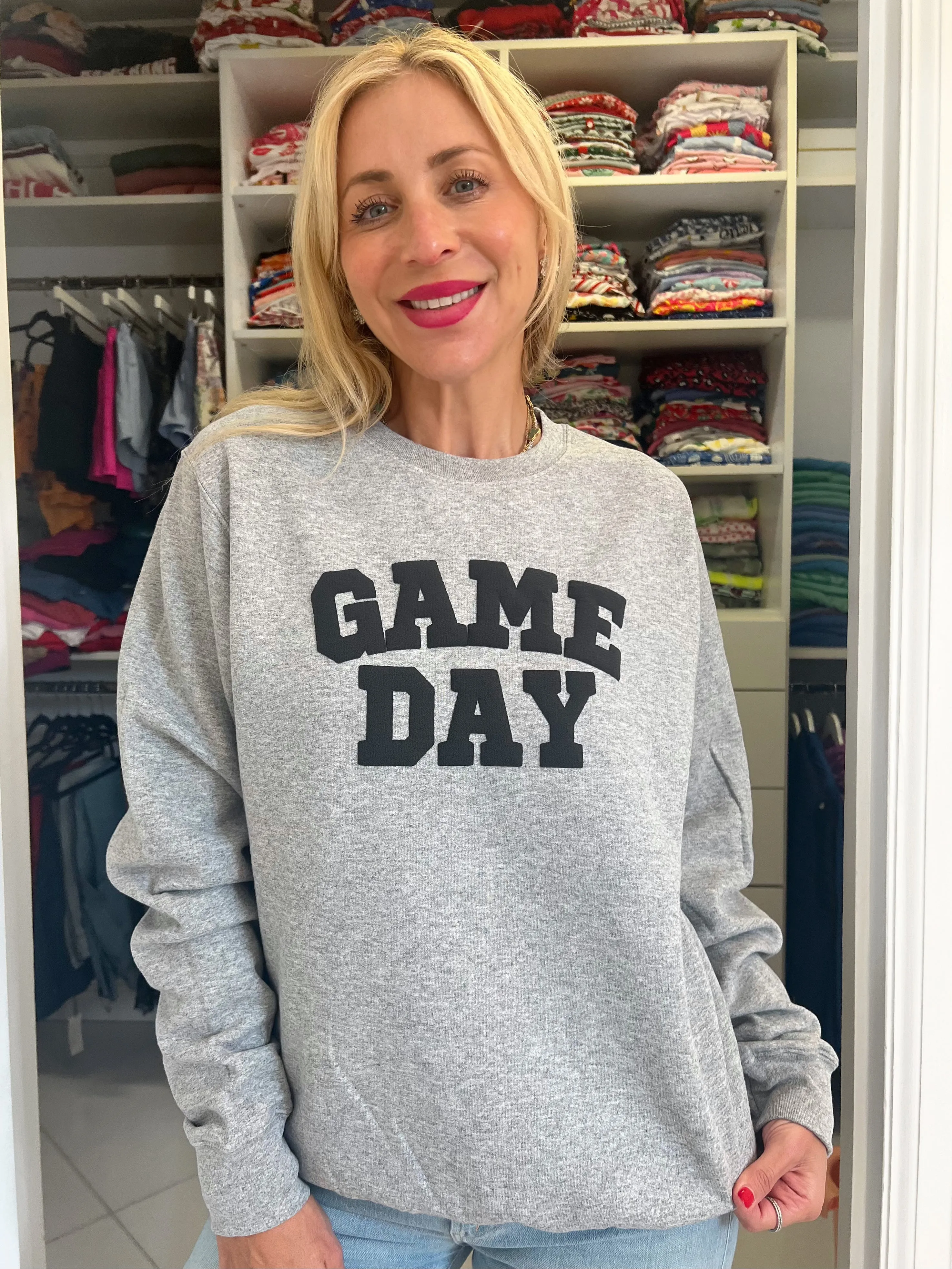 Game Day Gray Sweatshirt
