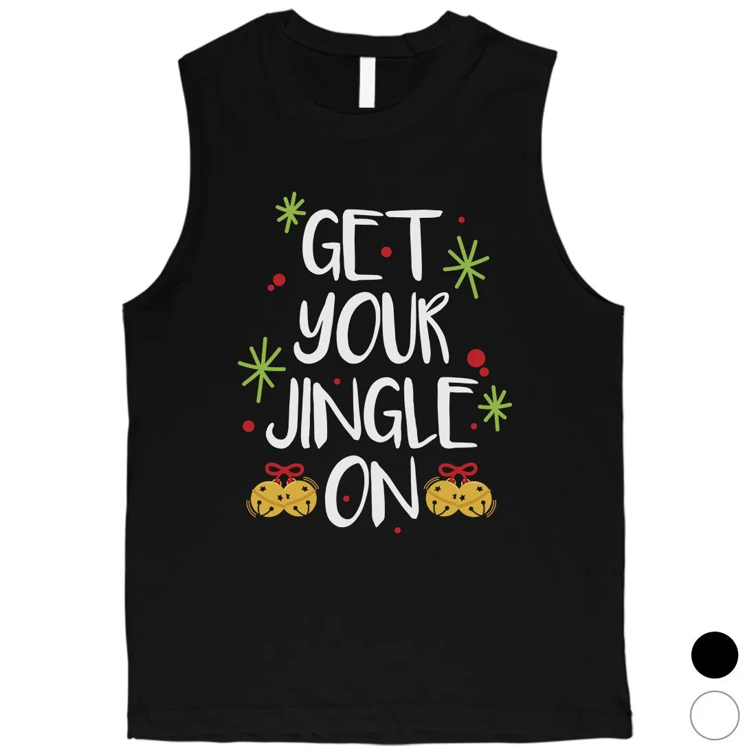 Get Your Jingle On Mens Muscle Top