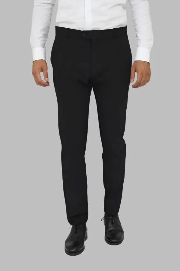 Gray Jacket, Vest, White Shirt, Black Trousers, and Tie Combo - Modern Style - Wessi