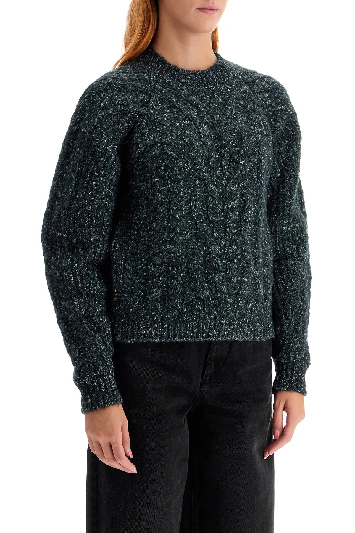 kallie cable knit PU0502FA B3L05I ANTHRACITE
