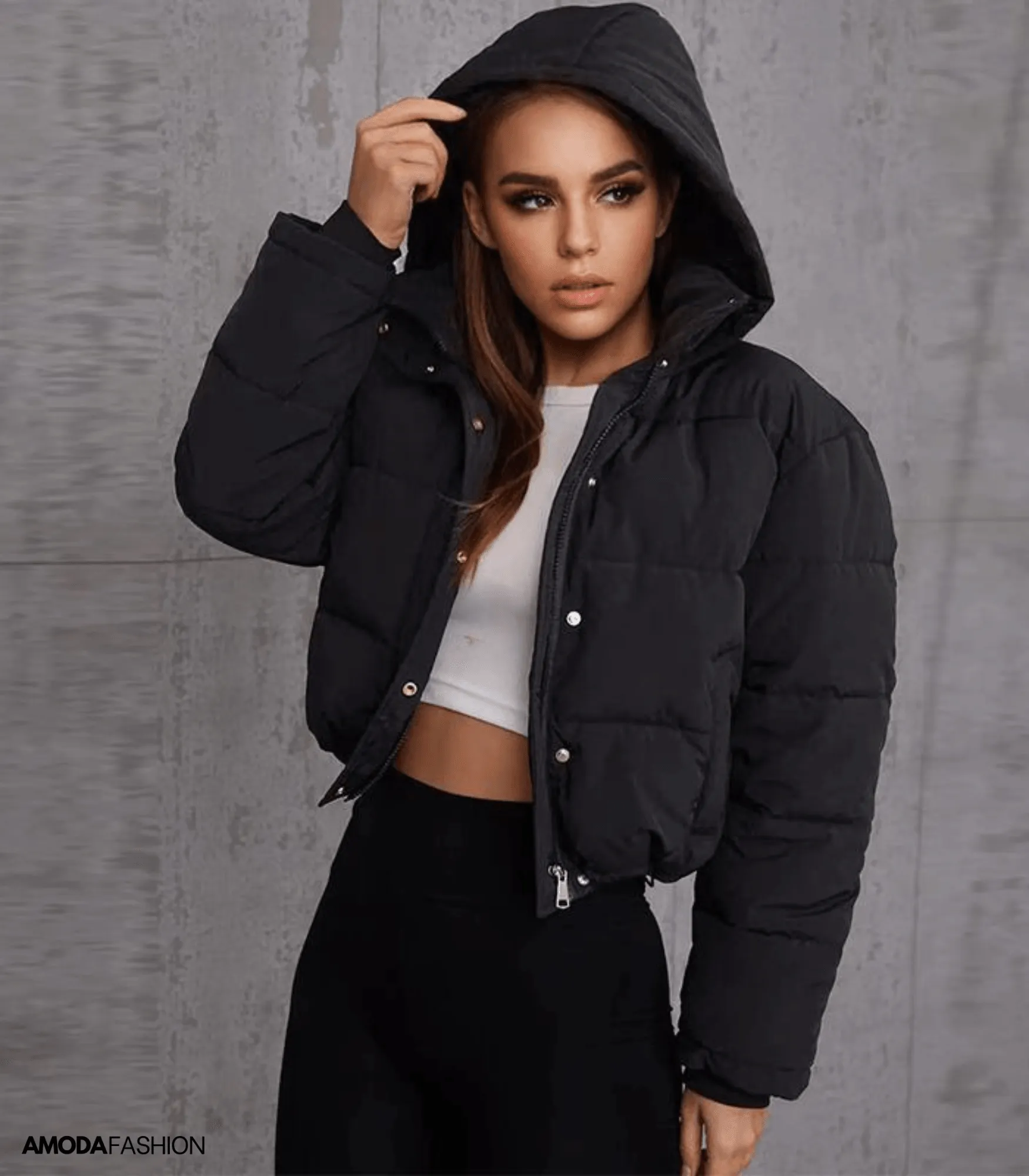 Kort winterparka bomberjack