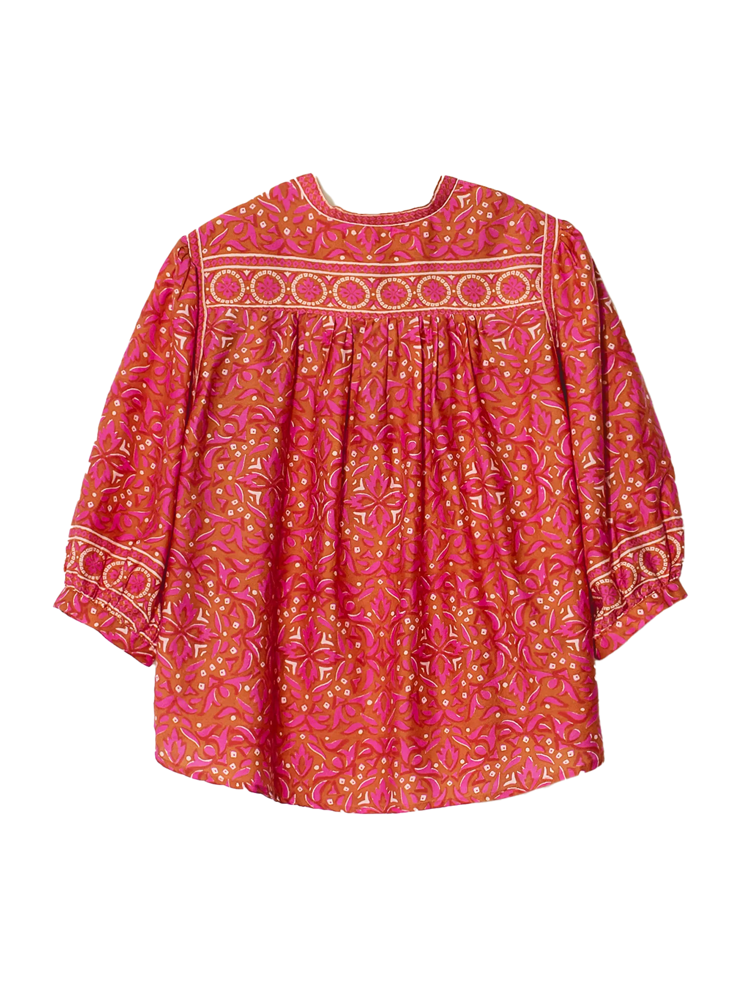 Lola top in pink terra