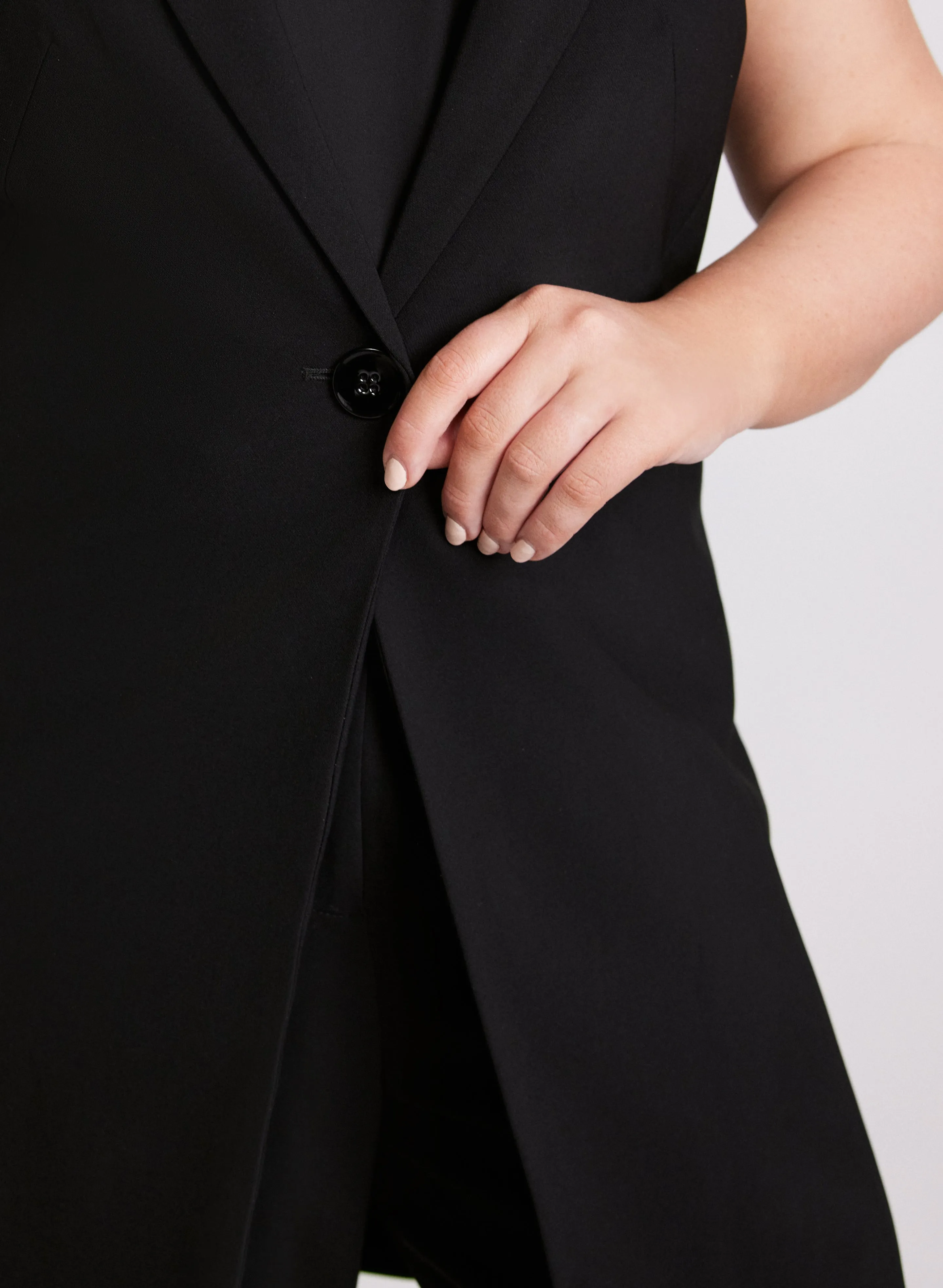 Long Buttoned Vest