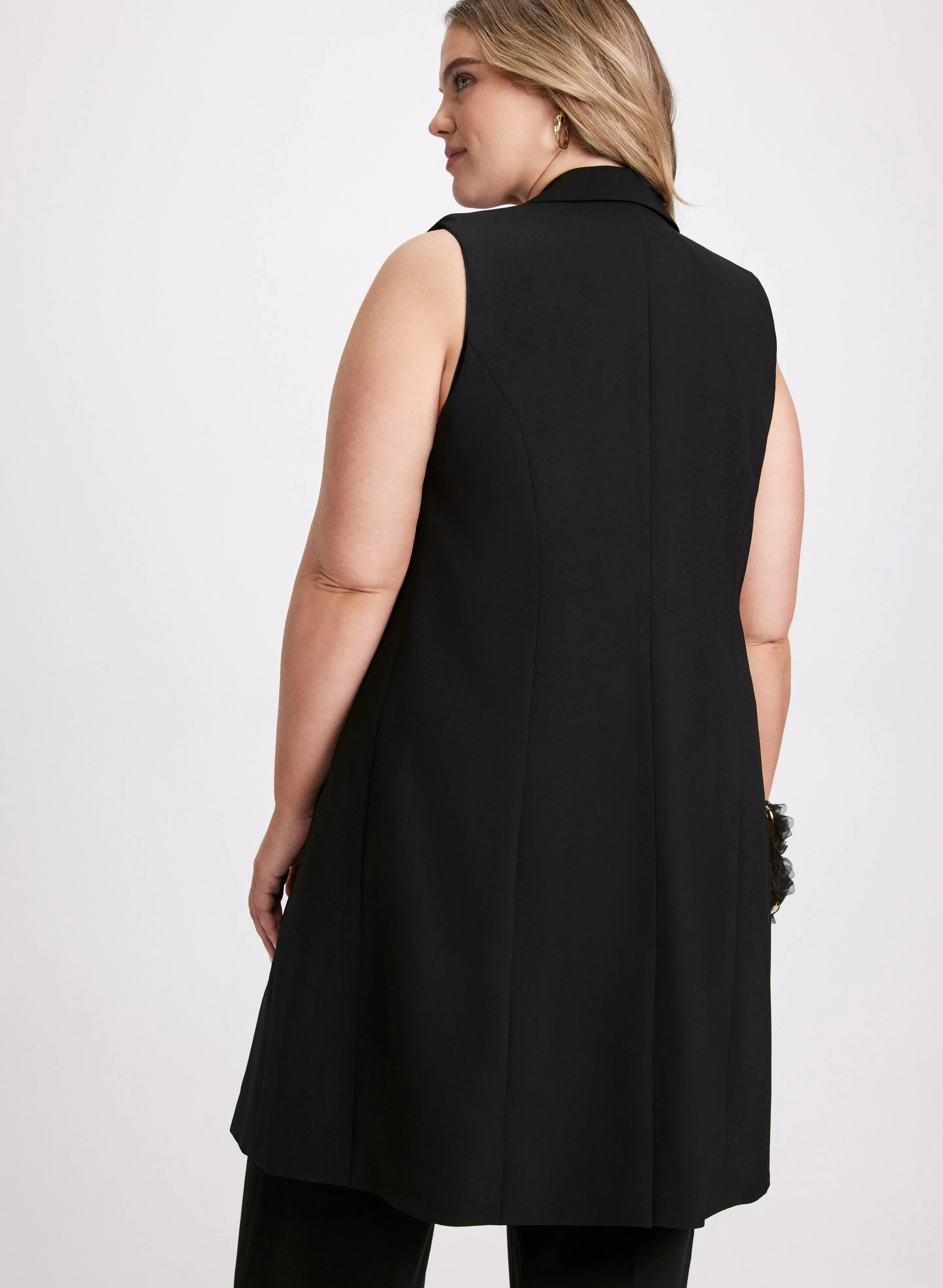 Long Buttoned Vest