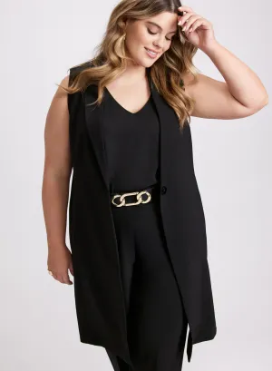 Long Buttoned Vest