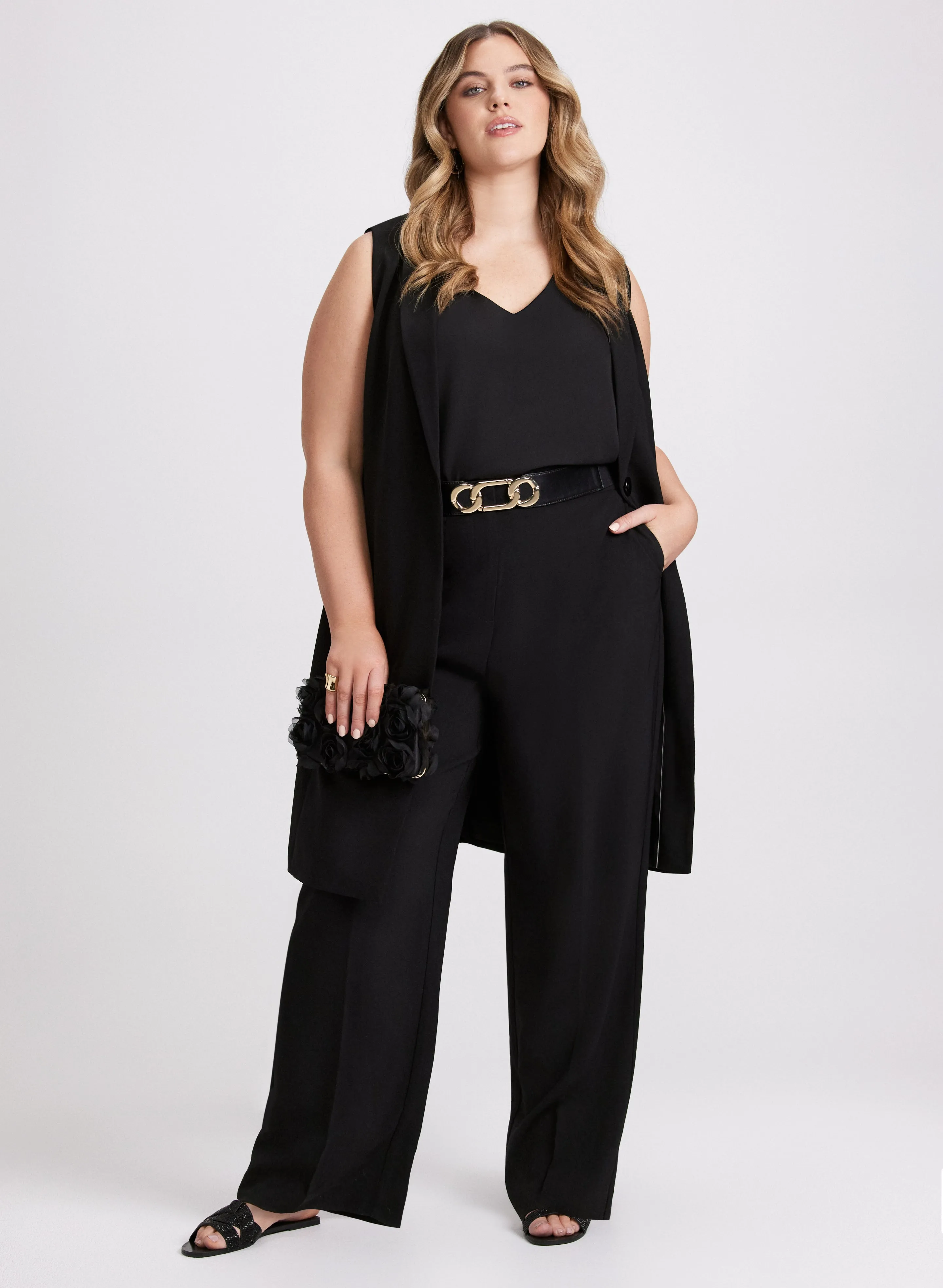 Long Buttoned Vest