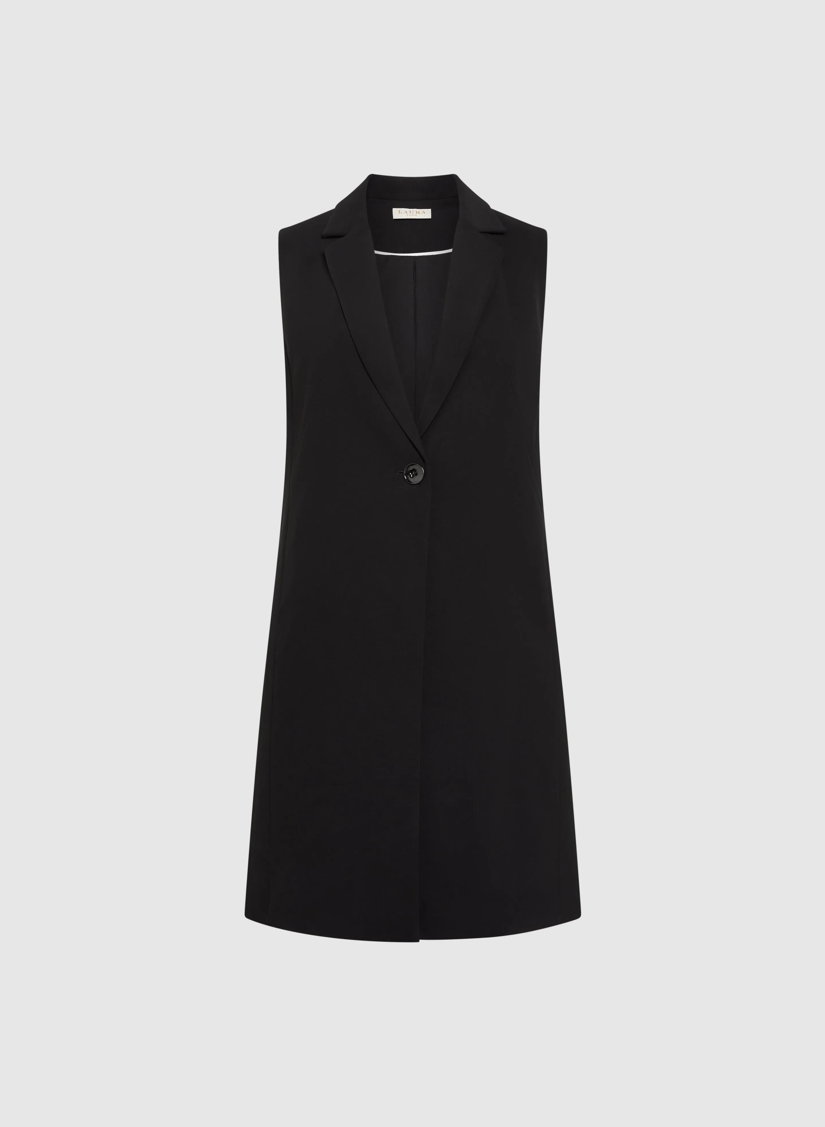 Long Buttoned Vest