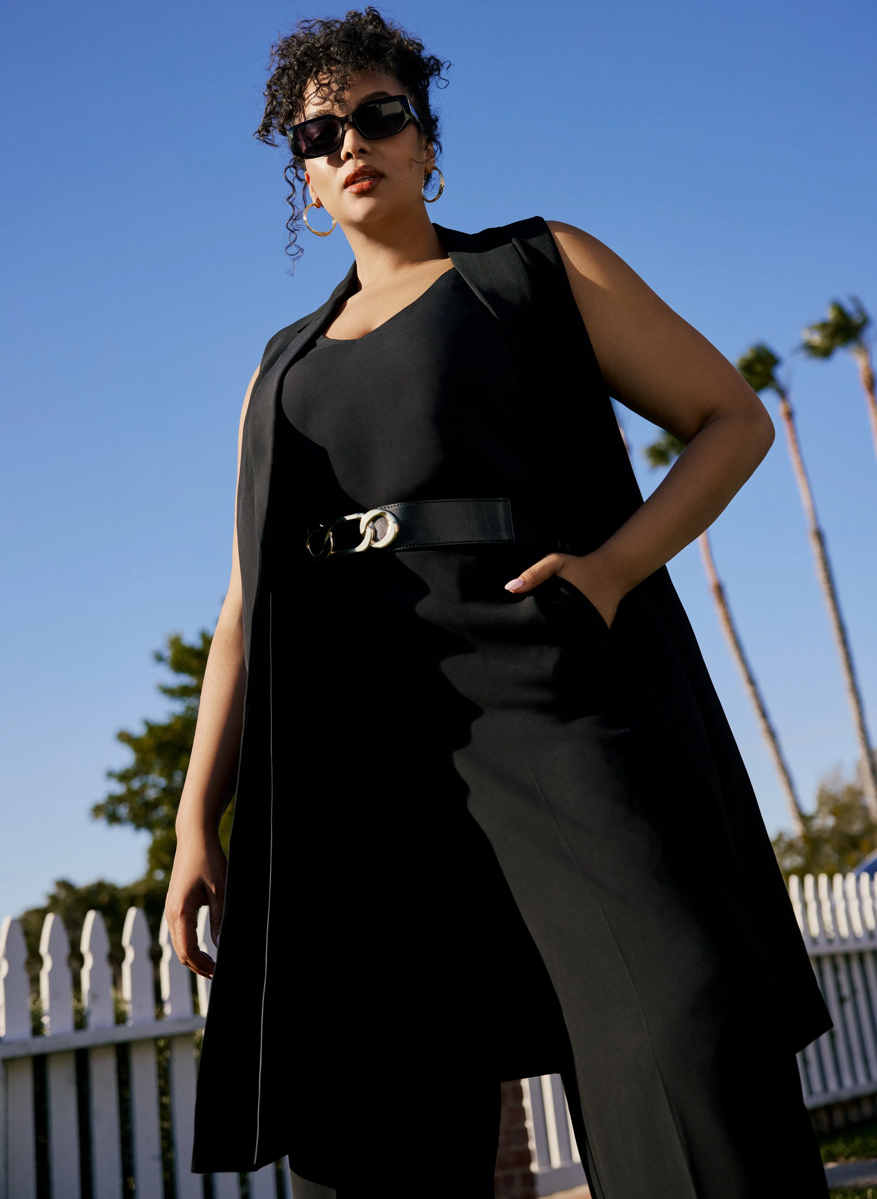 Long Buttoned Vest