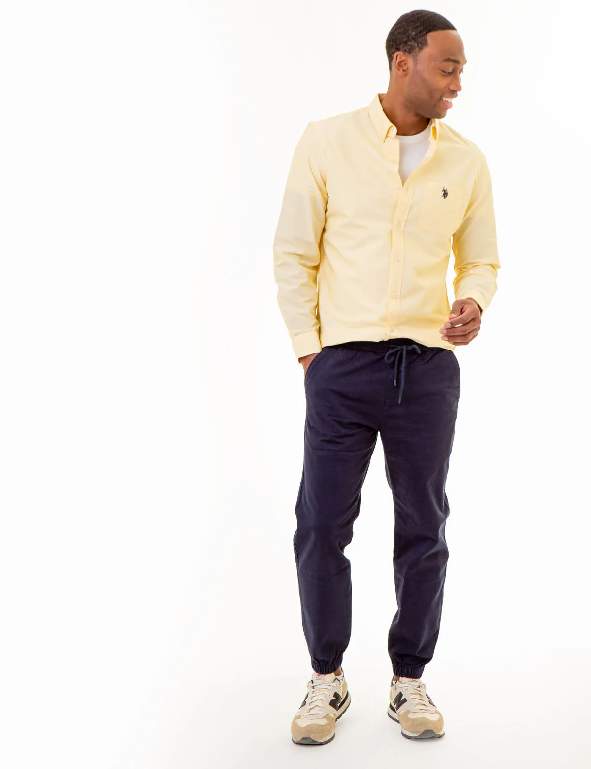 LONG SLEEVE END ON END WOVEN SHIRT