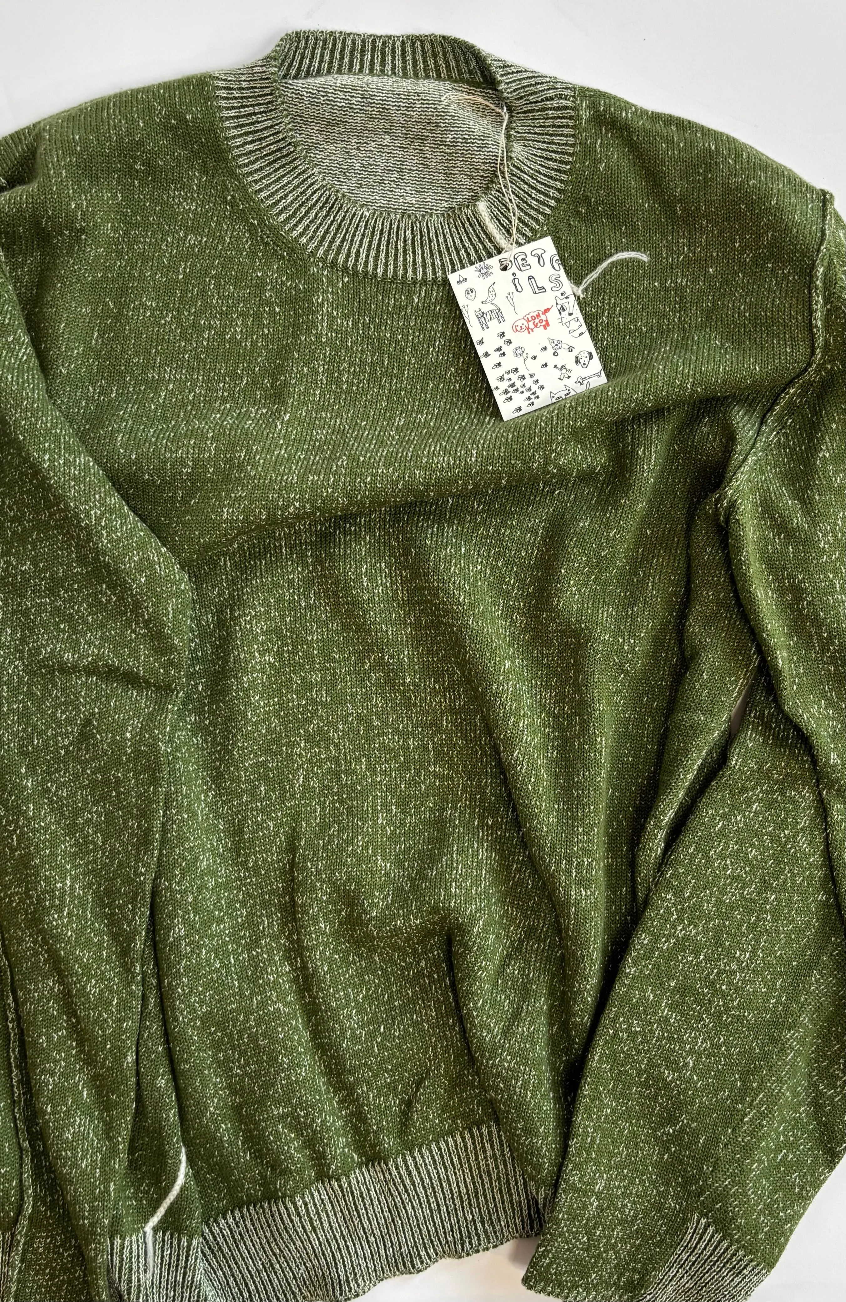 Longo Knitwear - Speckle Sweater in Red, Green, or Navy