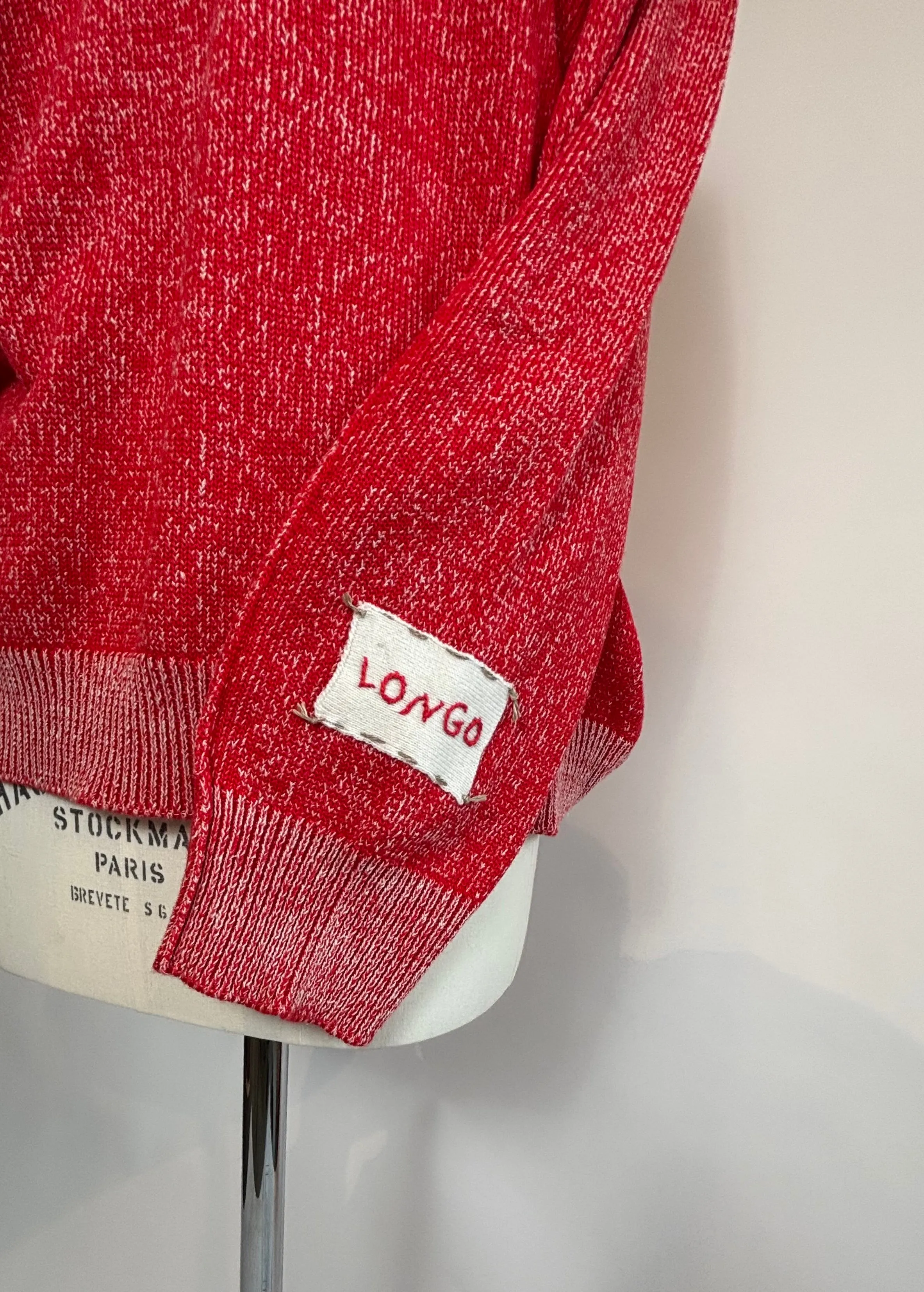 Longo Knitwear - Speckle Sweater in Red, Green, or Navy
