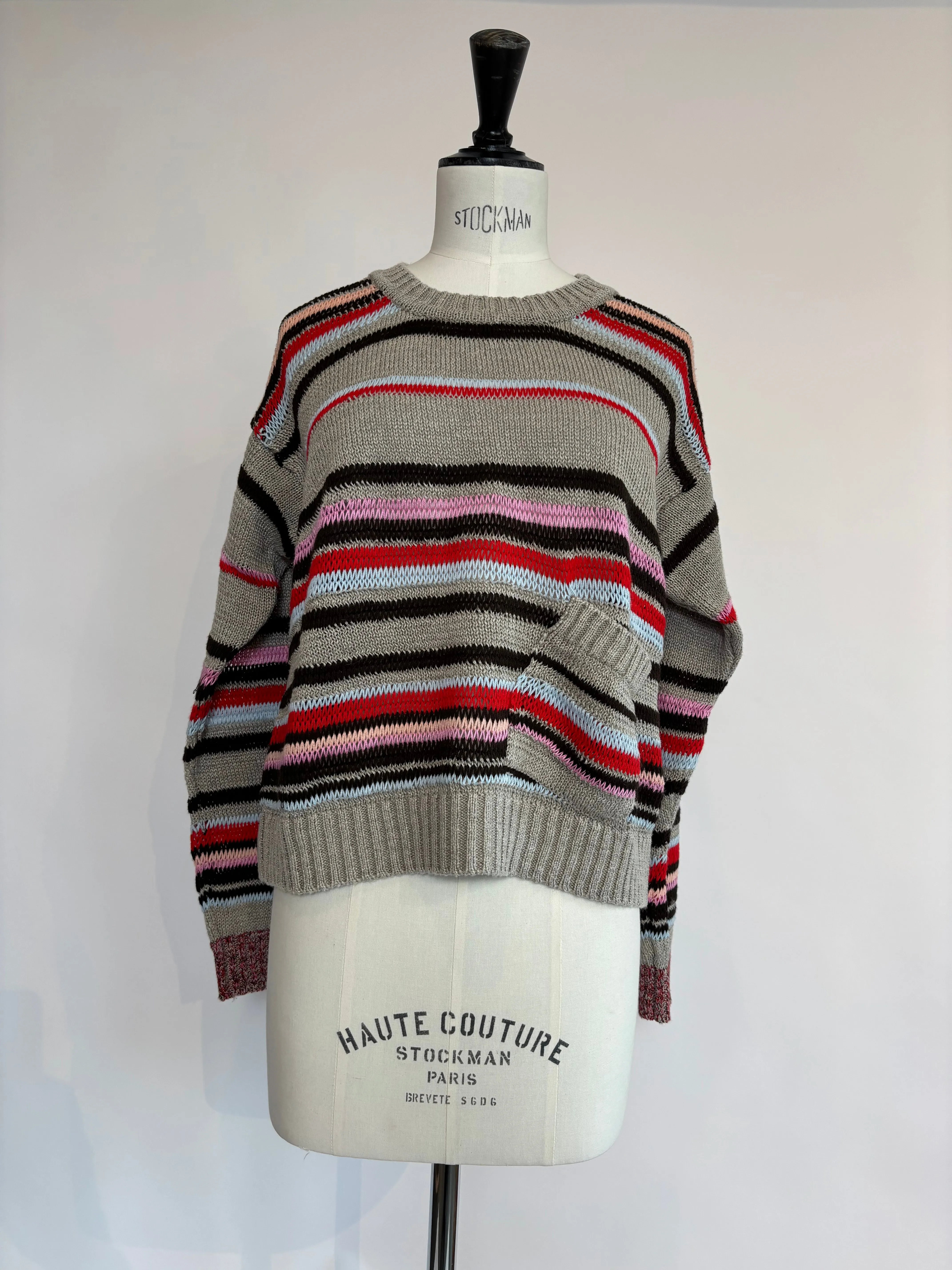 Longo Knitwear - Striped Pullover