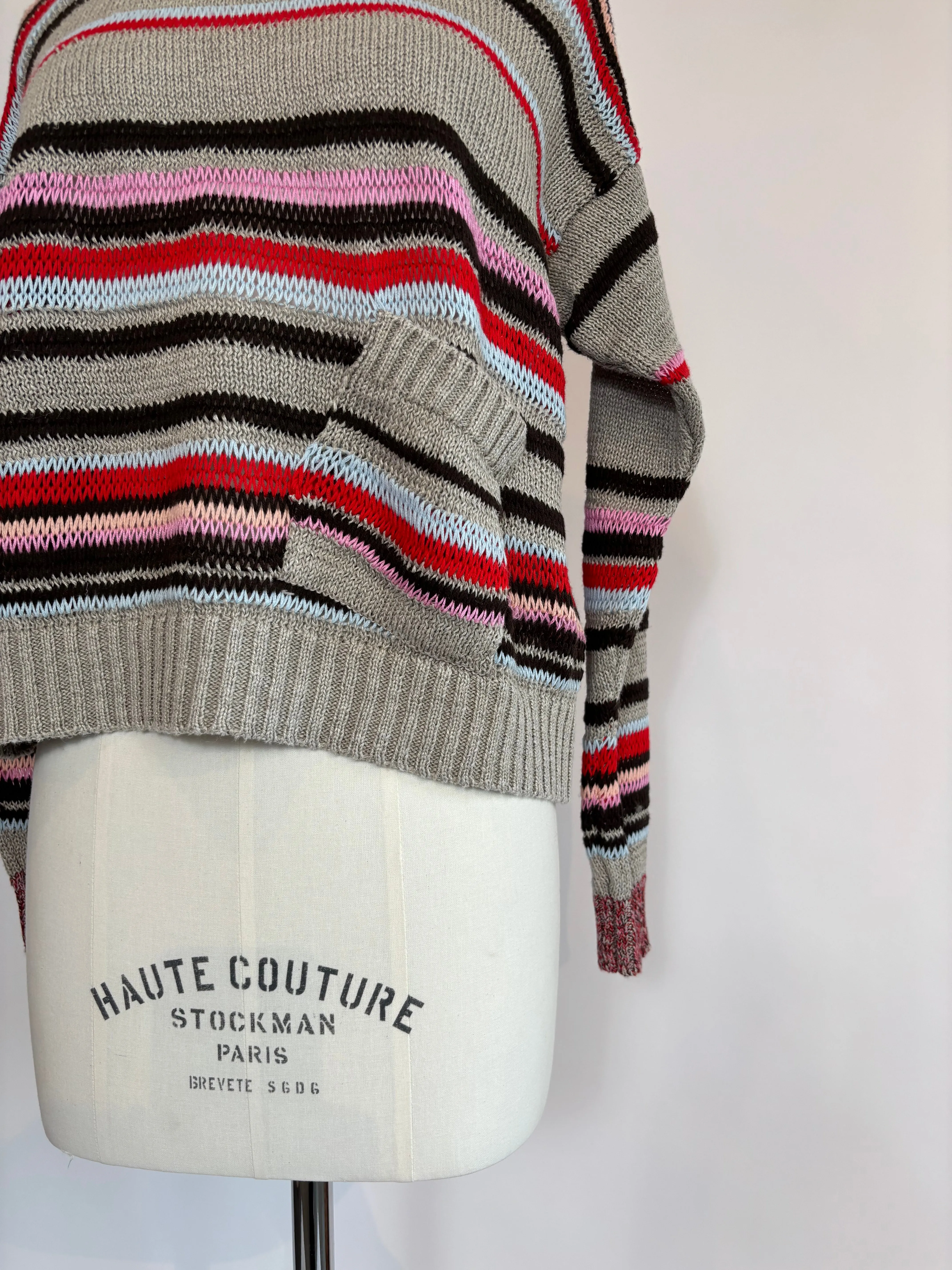 Longo Knitwear - Striped Pullover