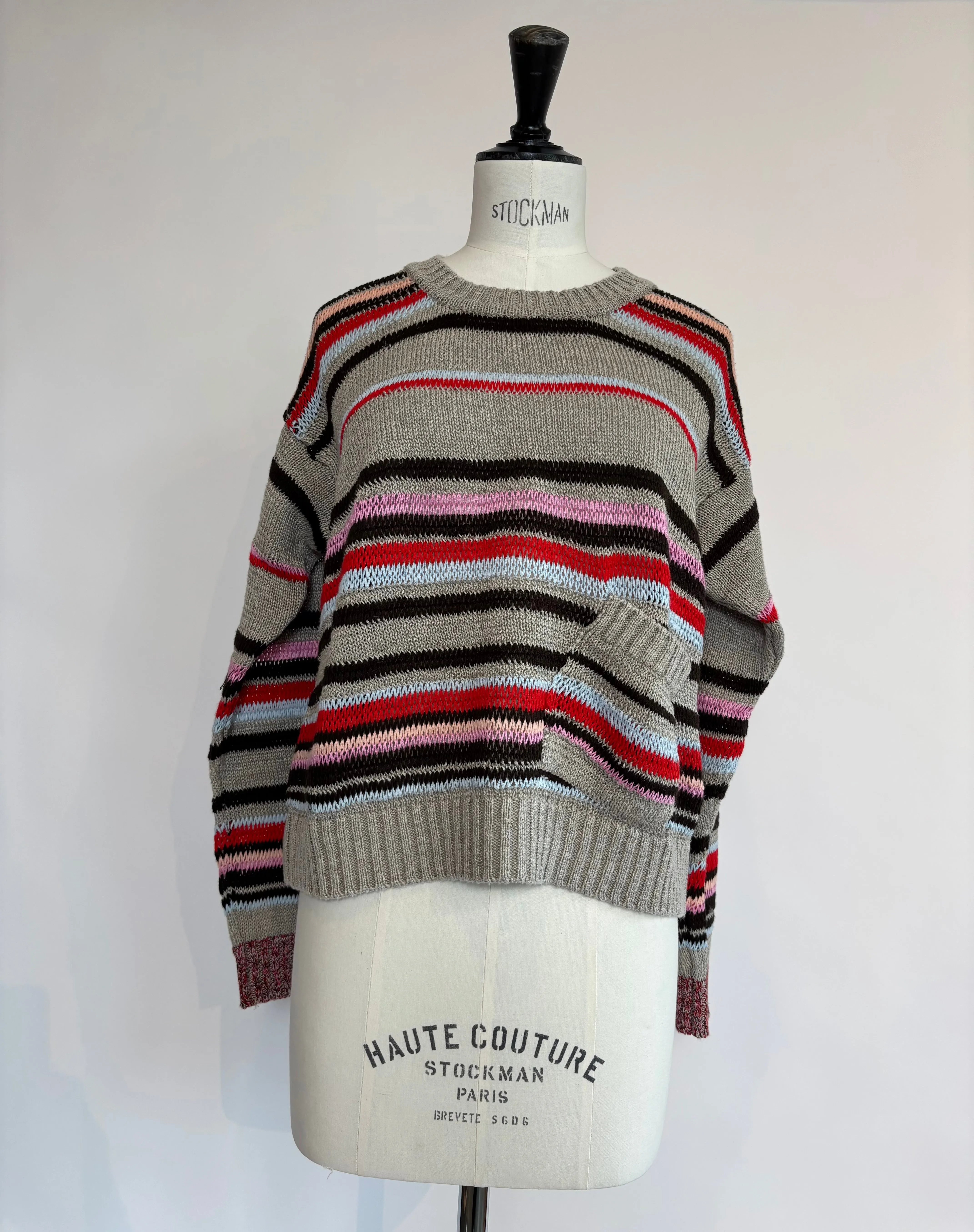 Longo Knitwear - Striped Pullover