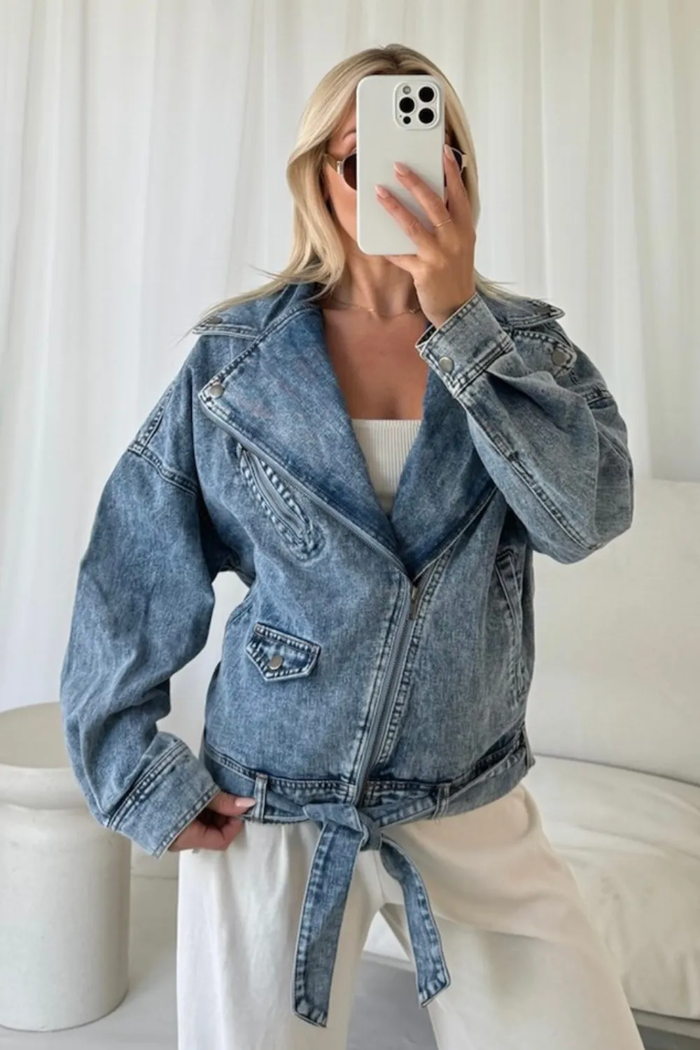 Luci blue denim jacket