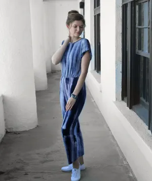MARKET tie dye jumpsuit in Indigo<br/>(Less than perfect)