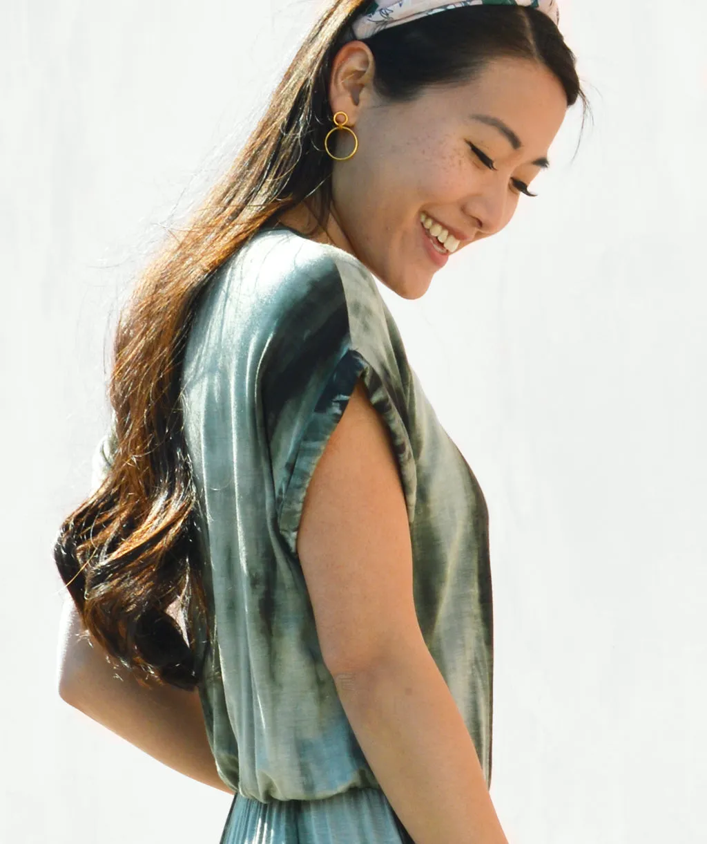 MARKET tie dye jumpsuit in Olive<br/>(Less than perfect)