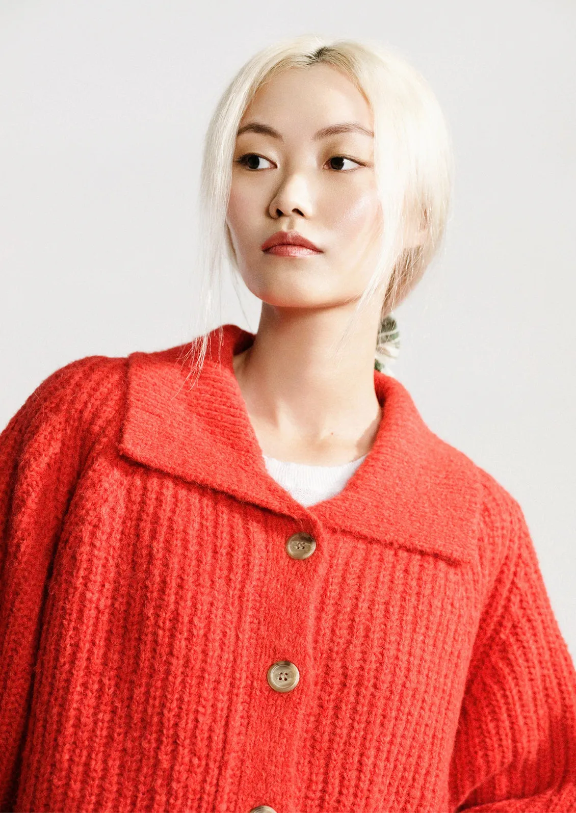 Martin Cardigan in Red