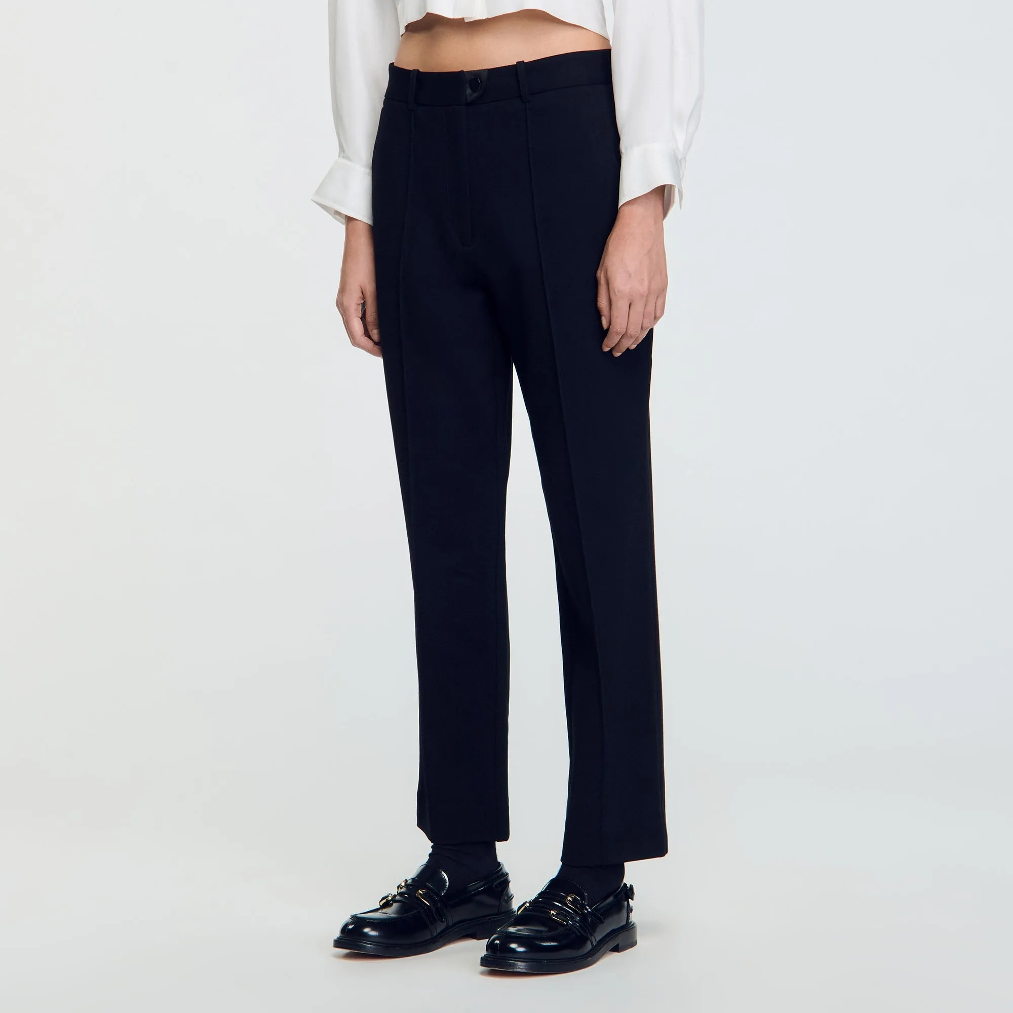 Milord Technical Material Trousers Black
