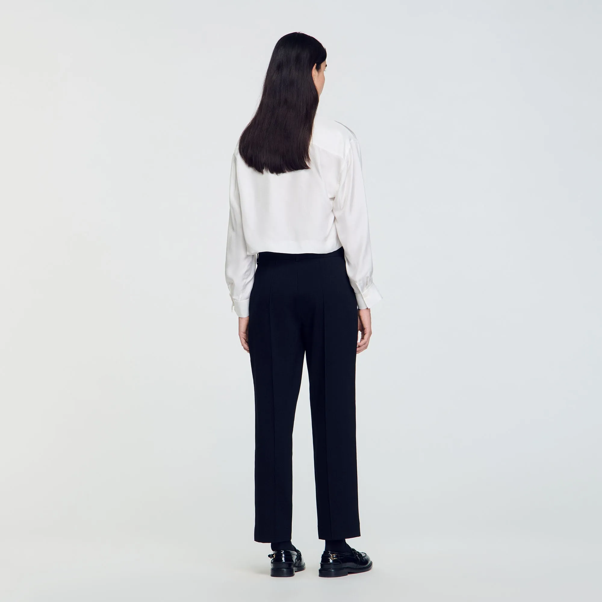 Milord Technical Material Trousers Black