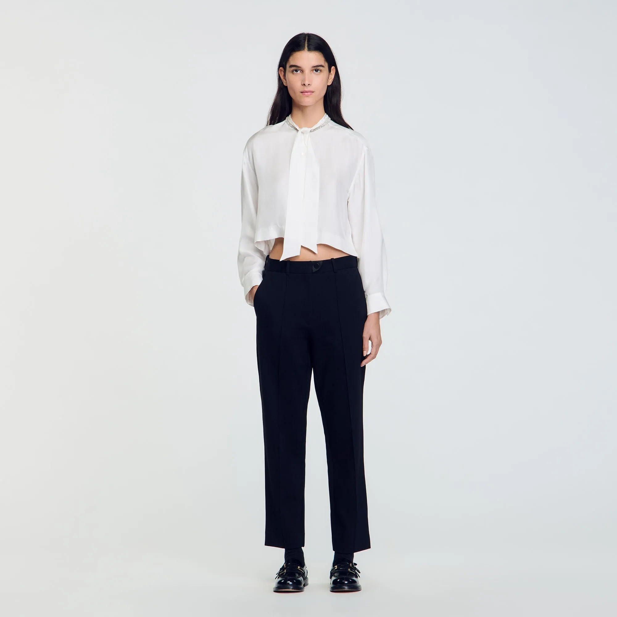 Milord Technical Material Trousers Black