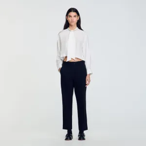 Milord Technical Material Trousers Black