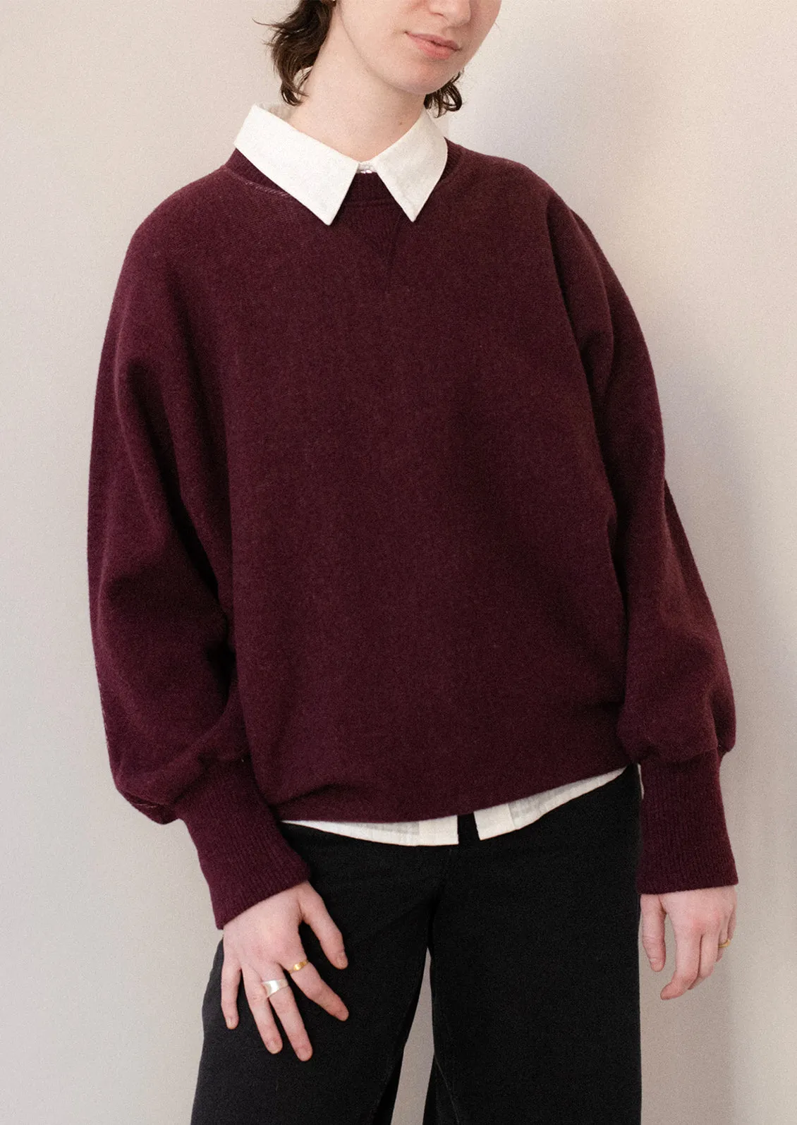 Milos Jersey Knit Sweater