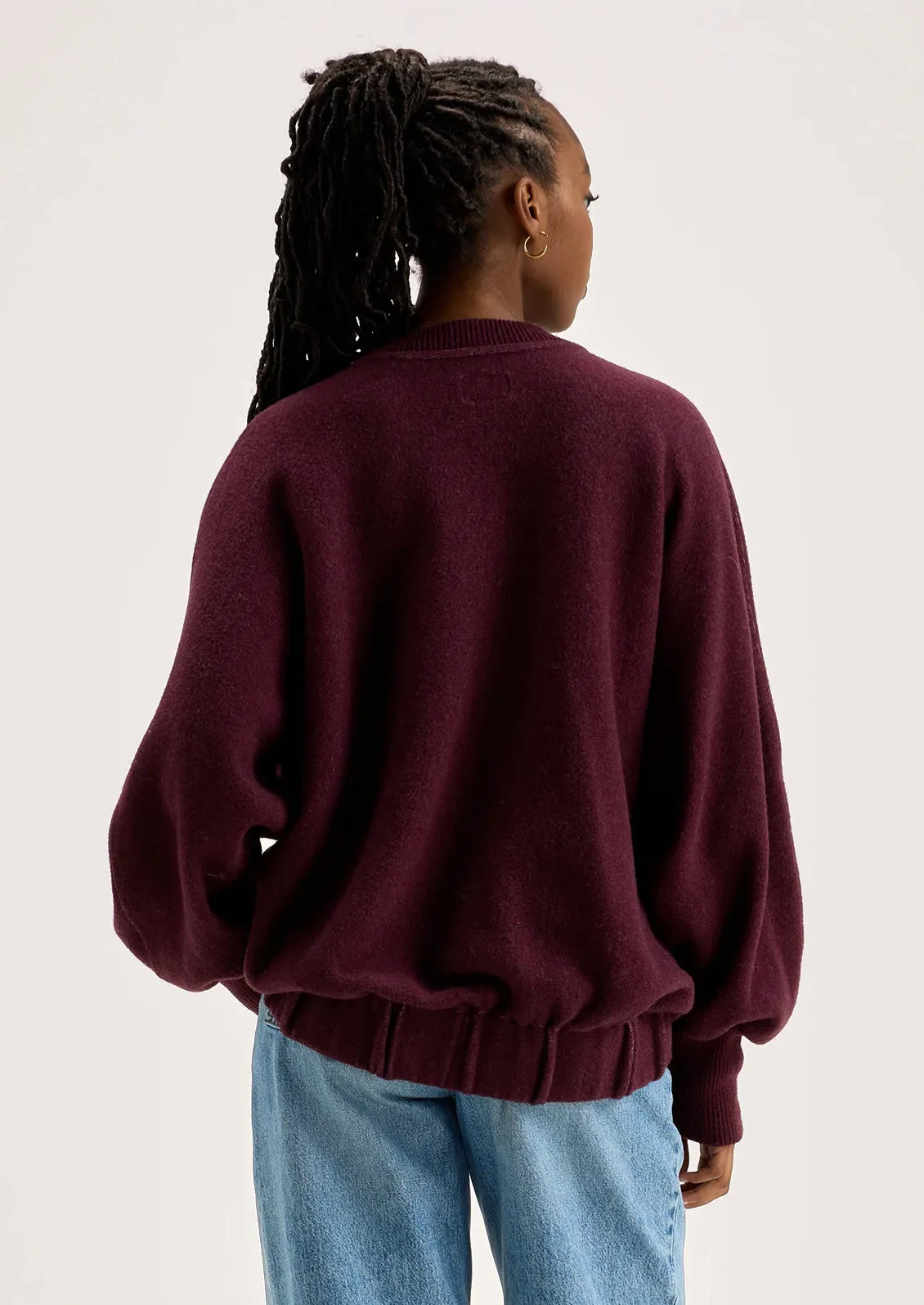 Milos Jersey Knit Sweater